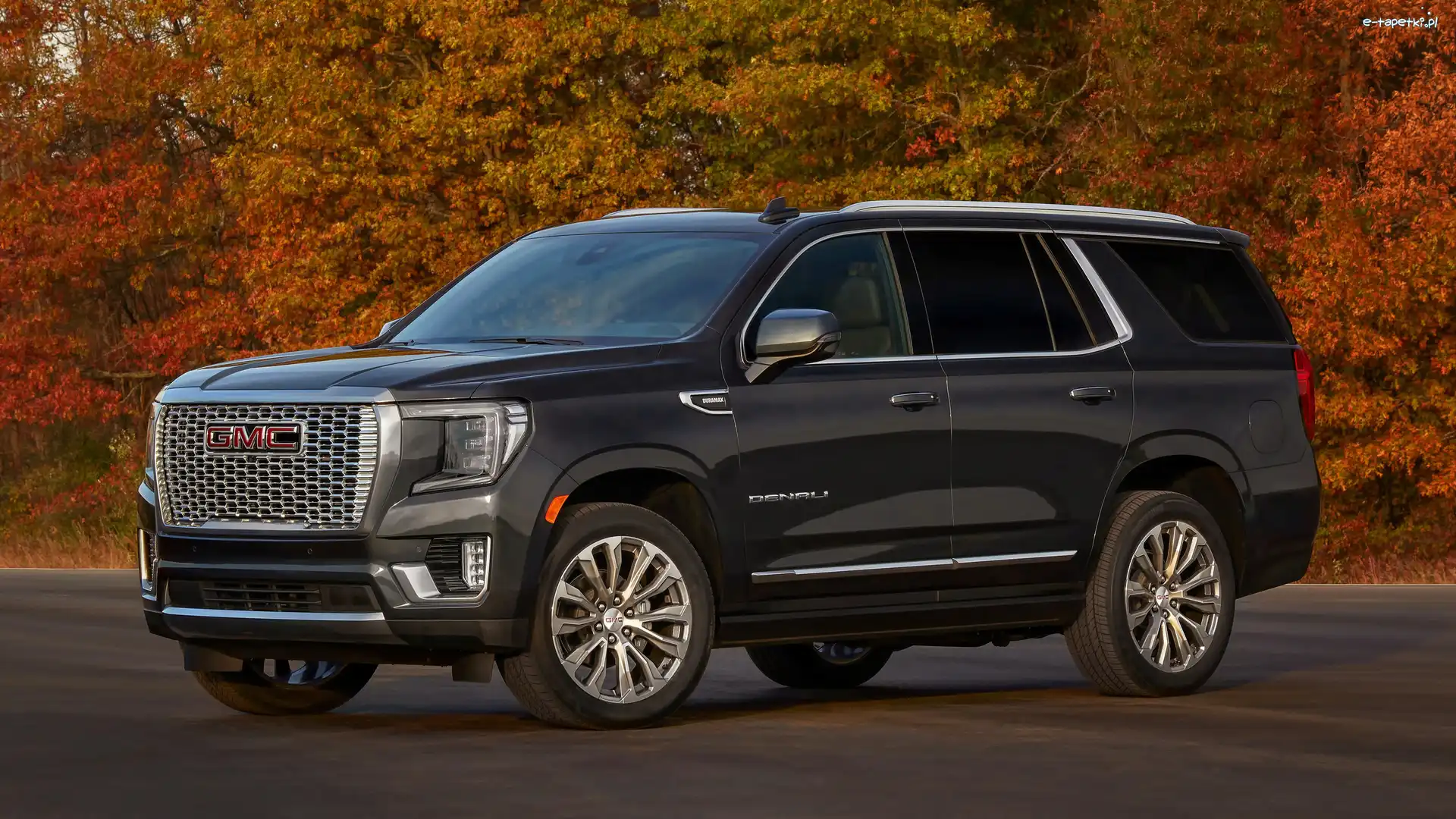 2021, Czarne, GMC Yukon Denali