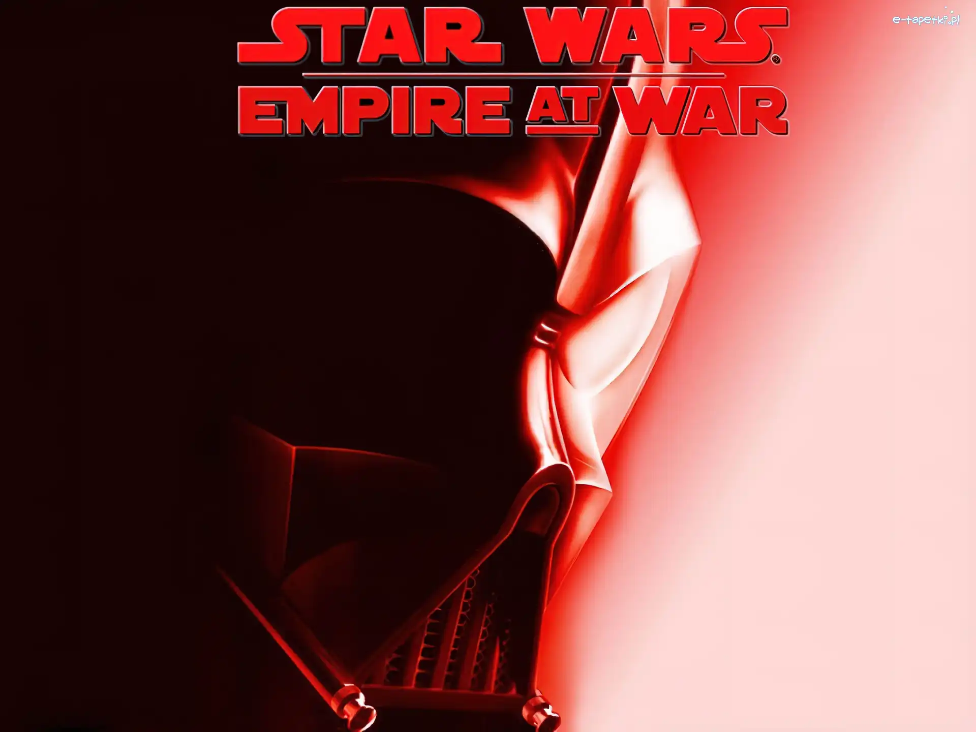 Star Wars, czerwone, maska, napis, tło
