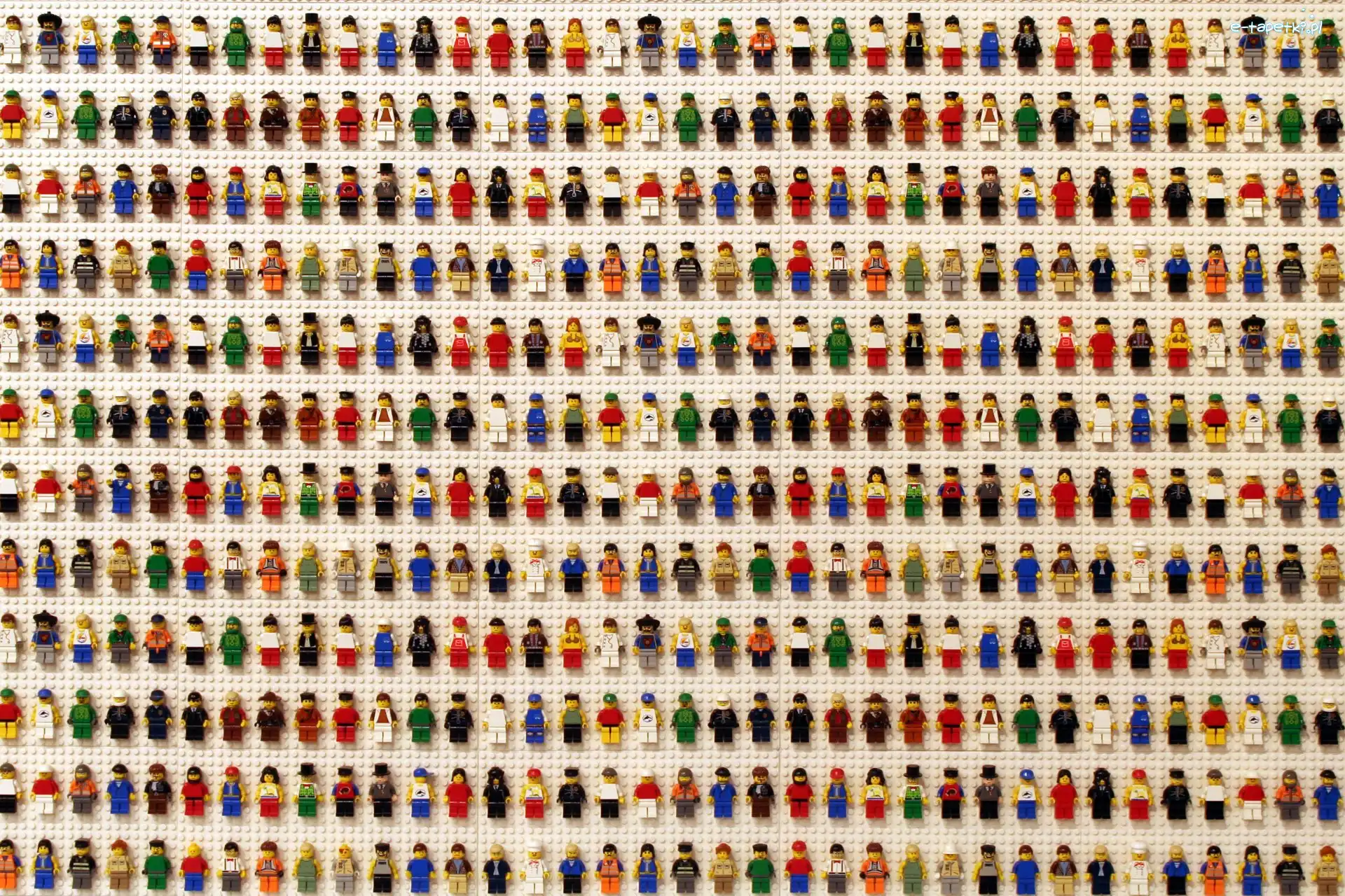 Lego, Kolorowe, Figurki, Klocki