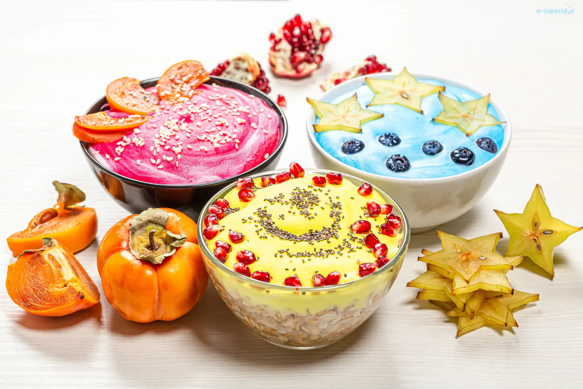 Musli, Jogurt, Kaki, Deser