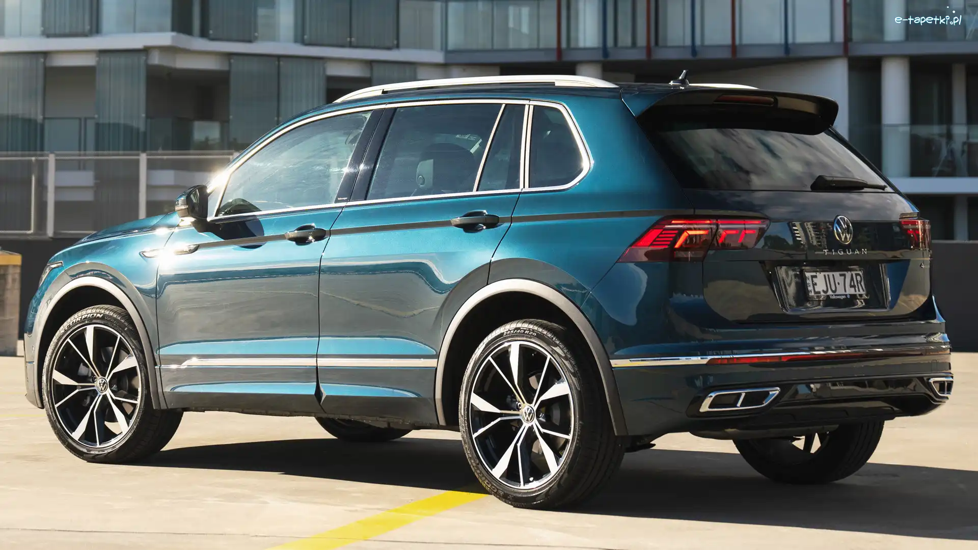 2021, Volkswagen Tiguan R, Zielony
