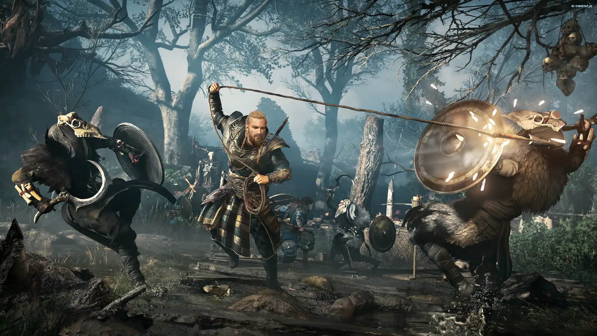 Gra, Walka, Assassins Creed Valhalla, Mężczyzna, Eivor