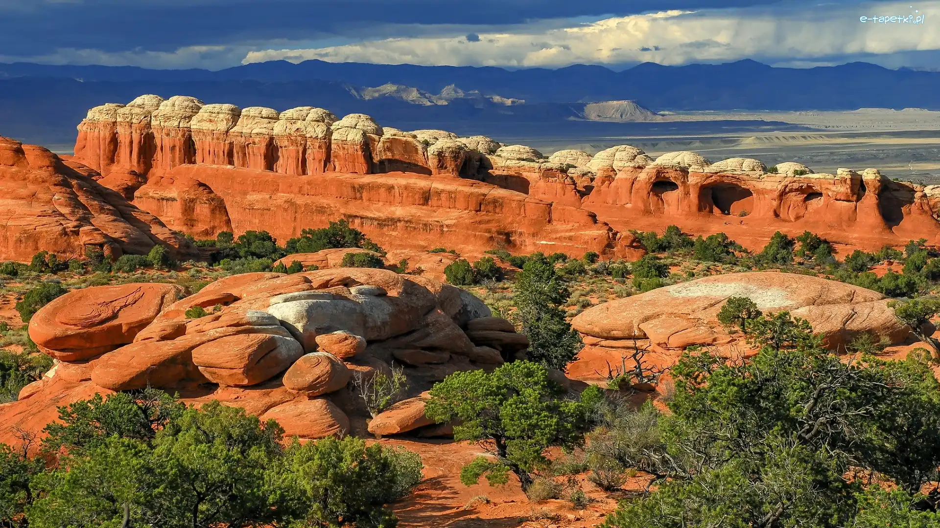 Park Narodowy Arches, Tapestry Arch, Skały, Stany Zjednoczone, Utah