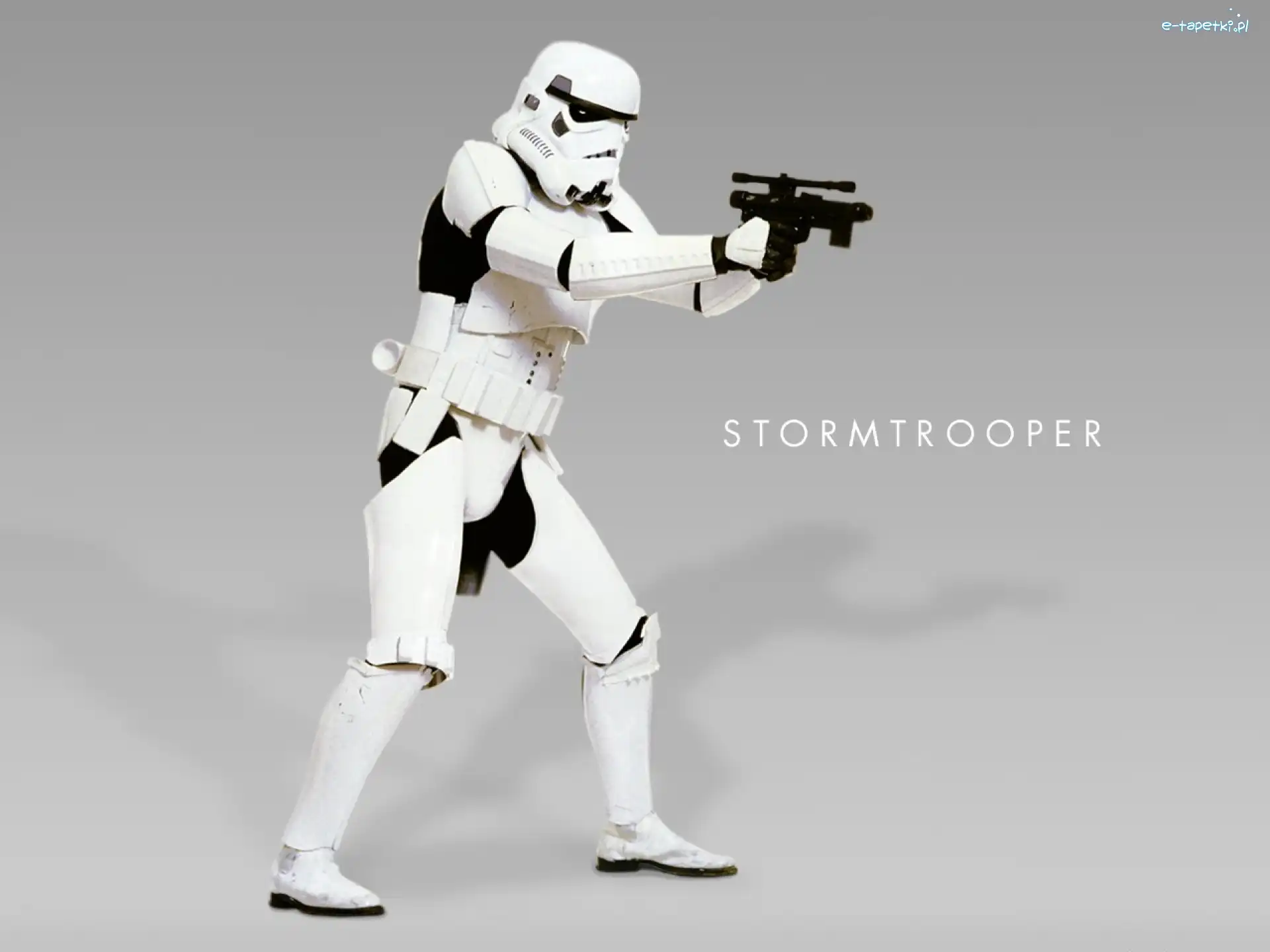 biały, pistolet, robot, Star Wars