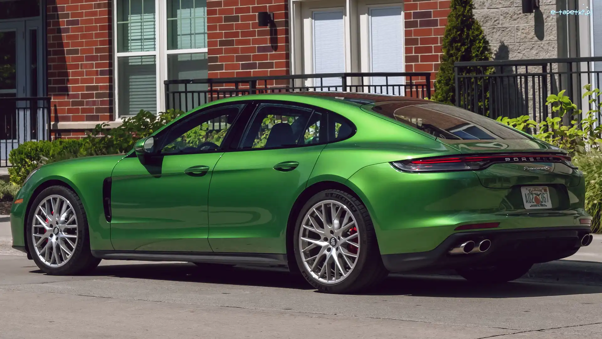 2021, Porsche Panamera S, Zielone