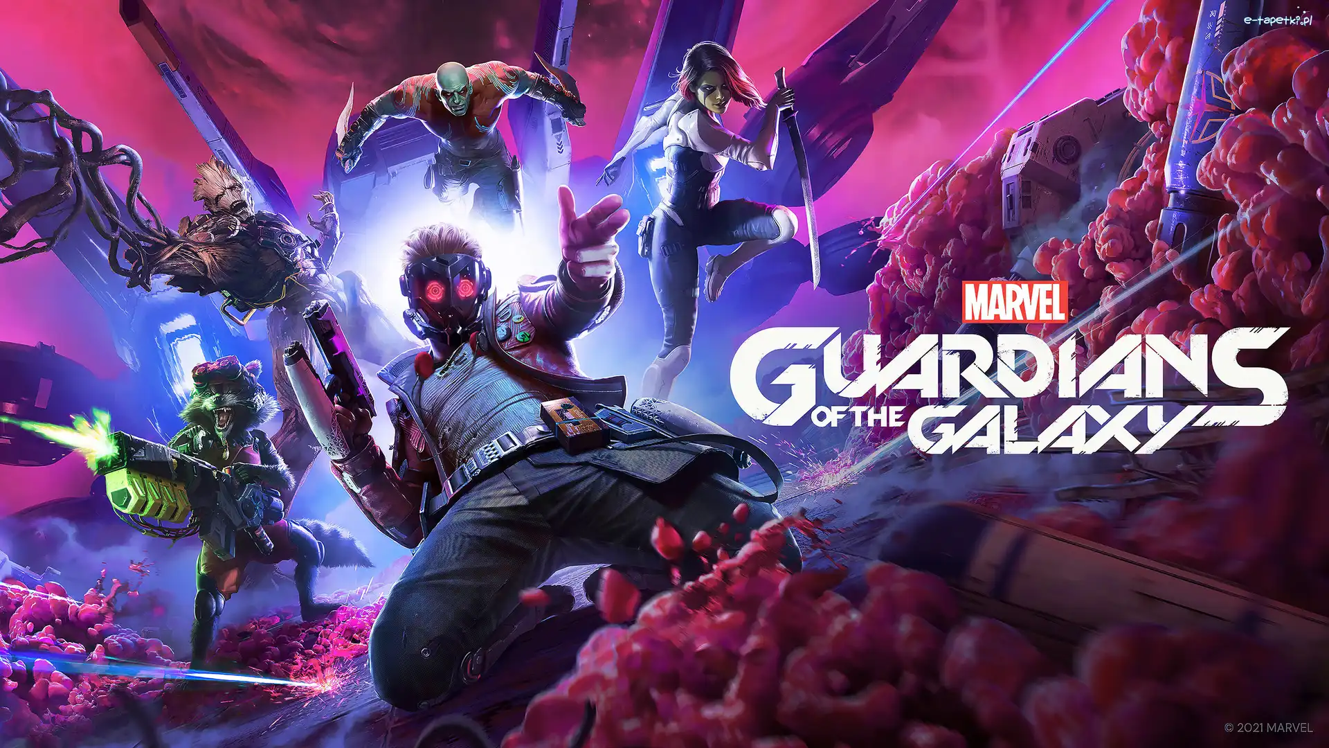 Postacie, Marvels Guardians of the Galaxy, Gra
