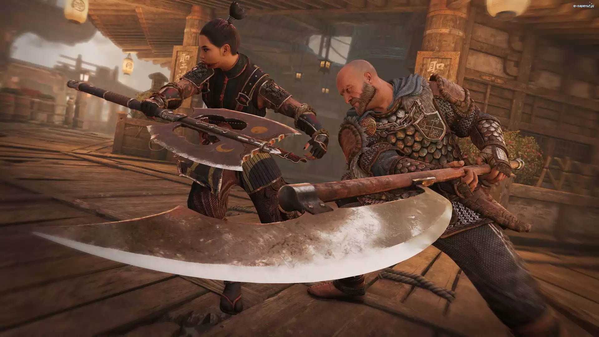 Berdysz, Rycerz Gryf, Broń, Wojowniczka, For Honor, Gra