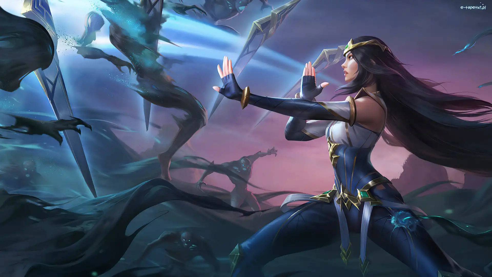 Kobieta, League of Legends, Ostrza, Walka, Postać, Irelia, Tańcząca z ostrzami, Gra