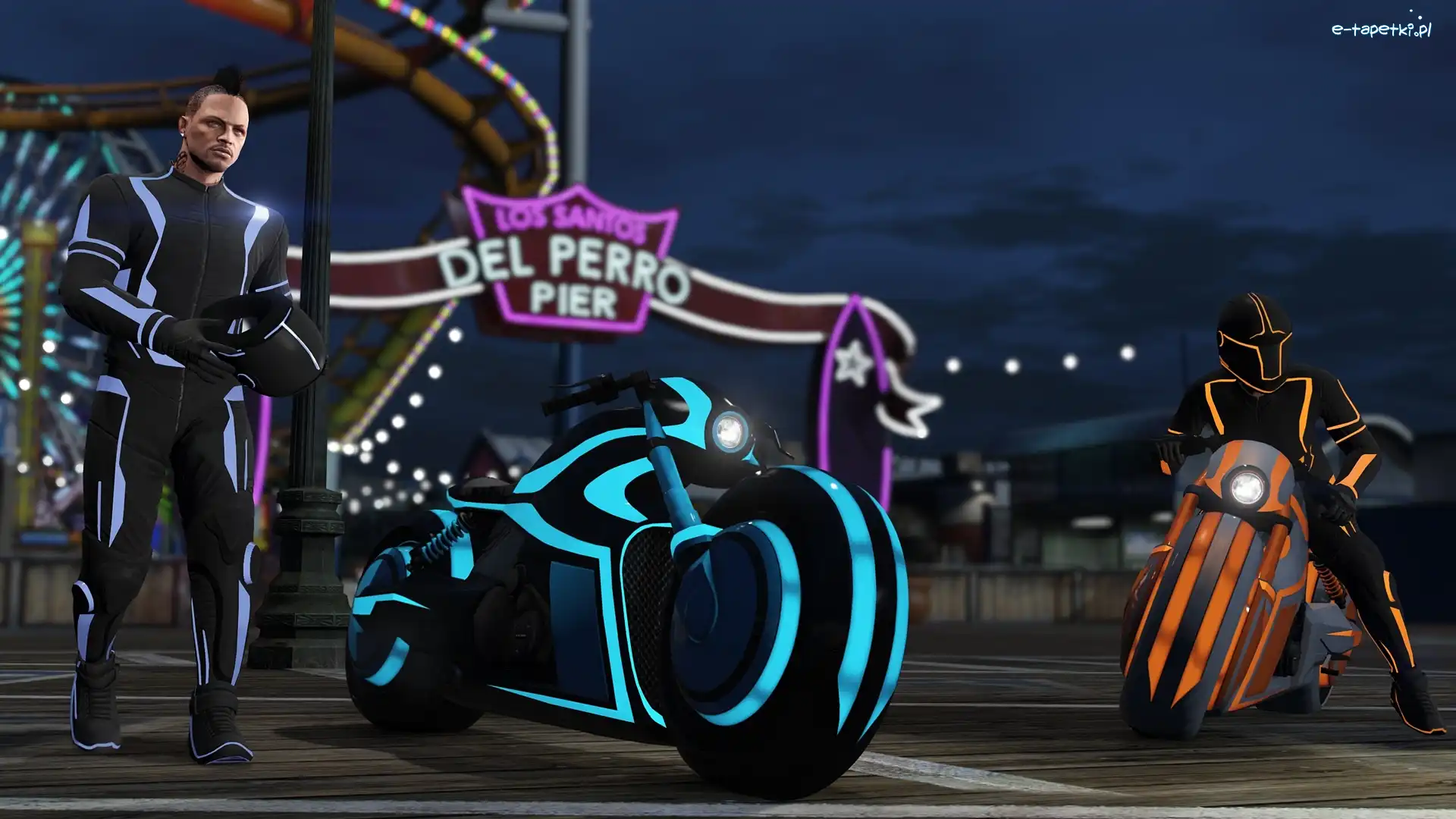 Gra, GTA 5, Grand Theft Auto V, Postacie, Motocykle