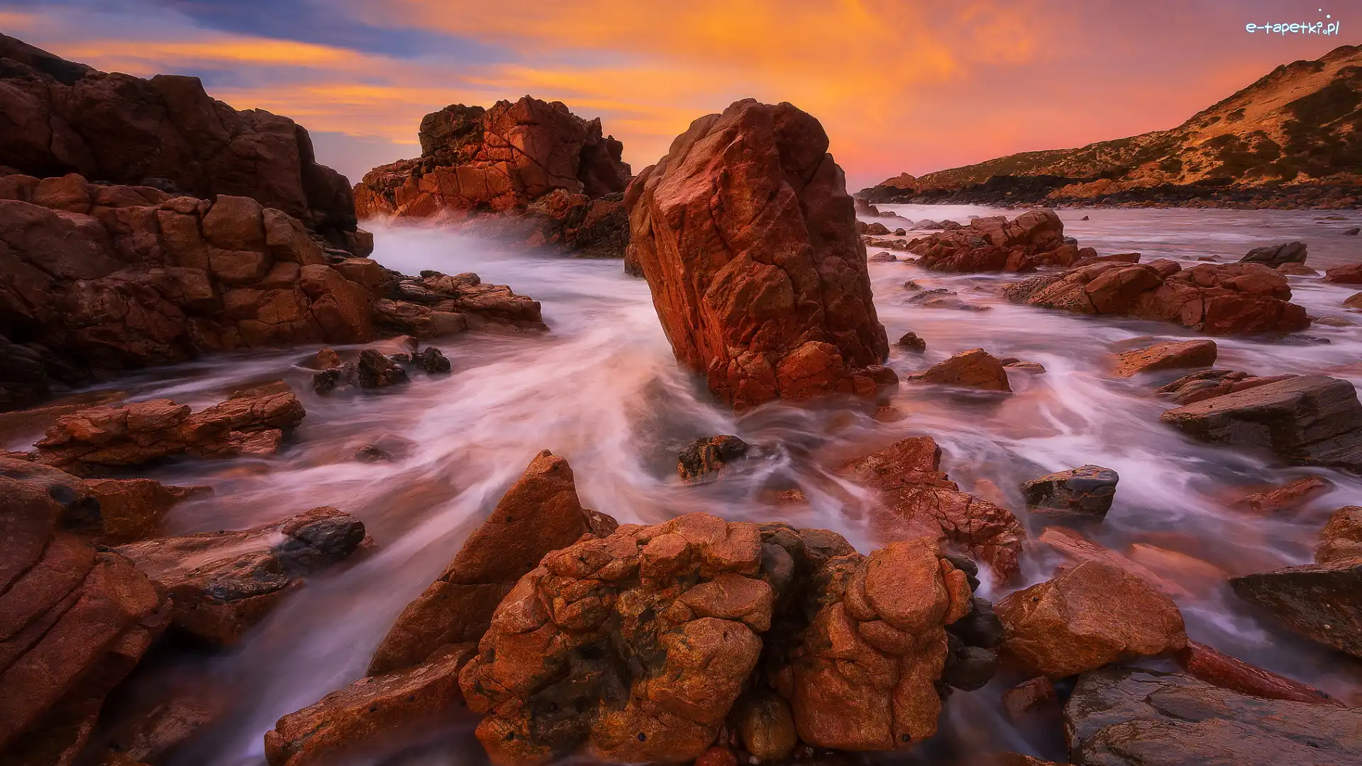 Skały, Australia, Półwysep Yorke Peninsula, Morze
