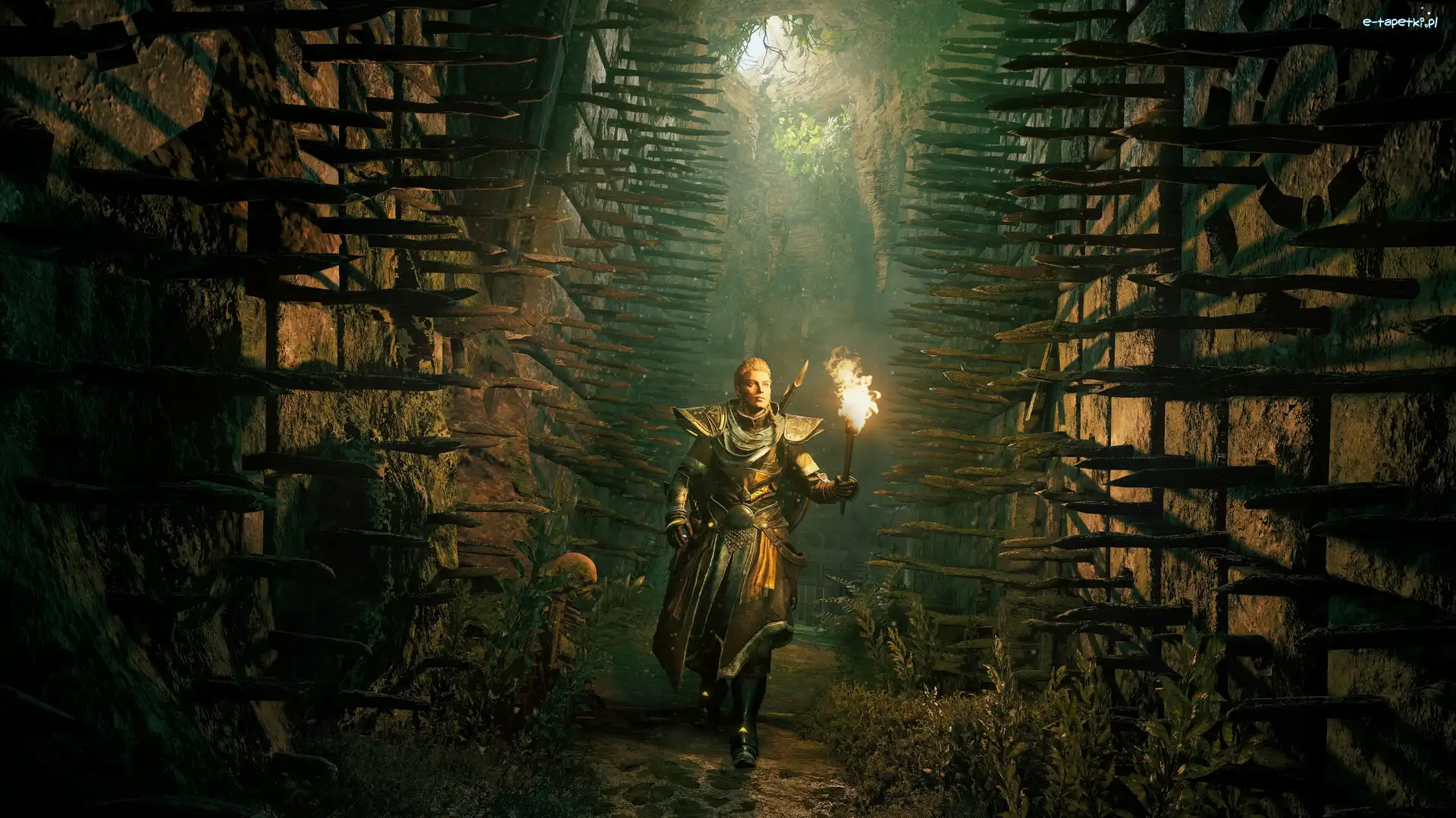 Kobieta, Przepaść, Eivor, Assassins Creed Valhalla, Gra