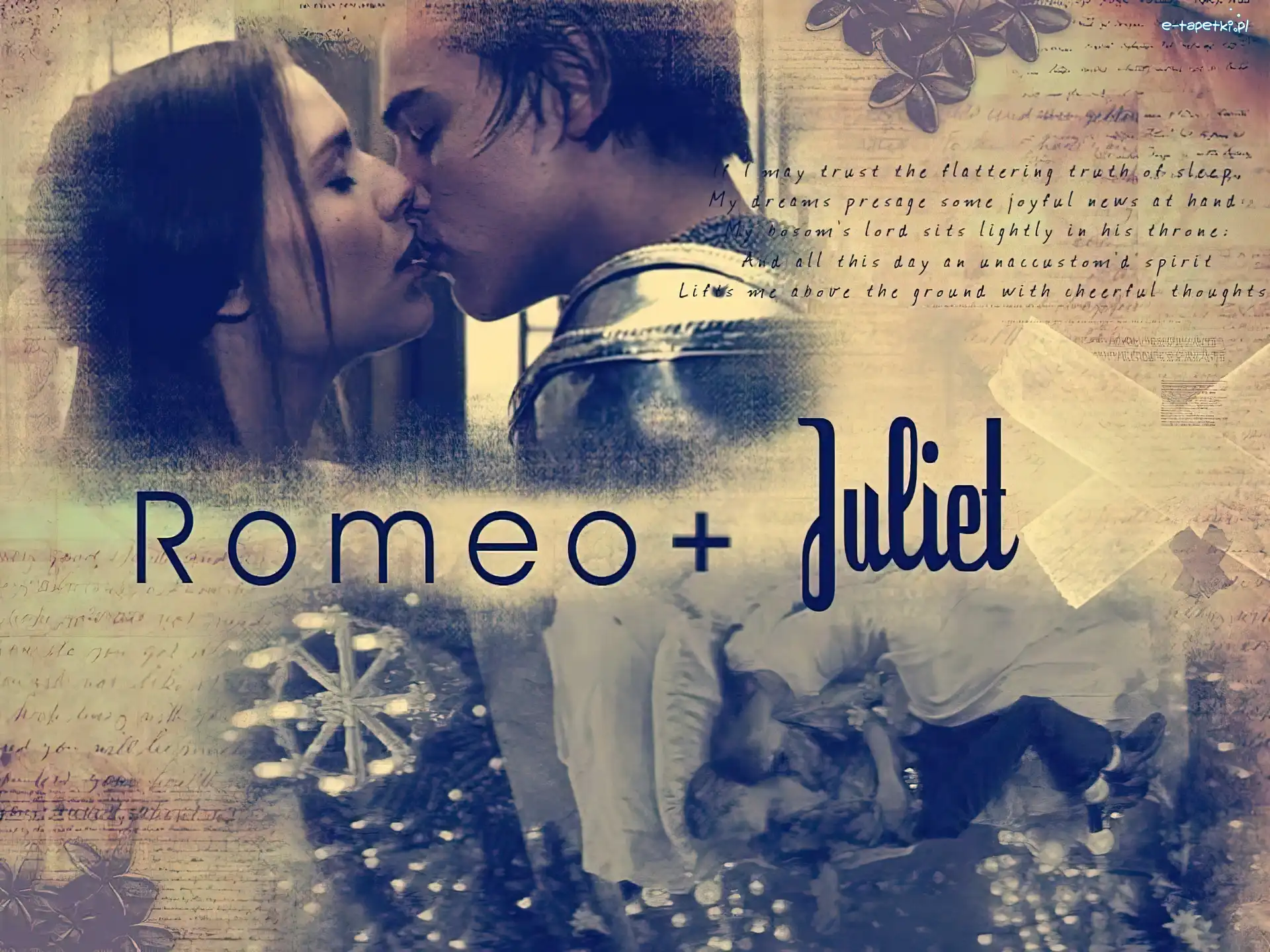 Romeo And Juliet, Claire Danes, Leonardo DiCaprio, napisy, pocałunek