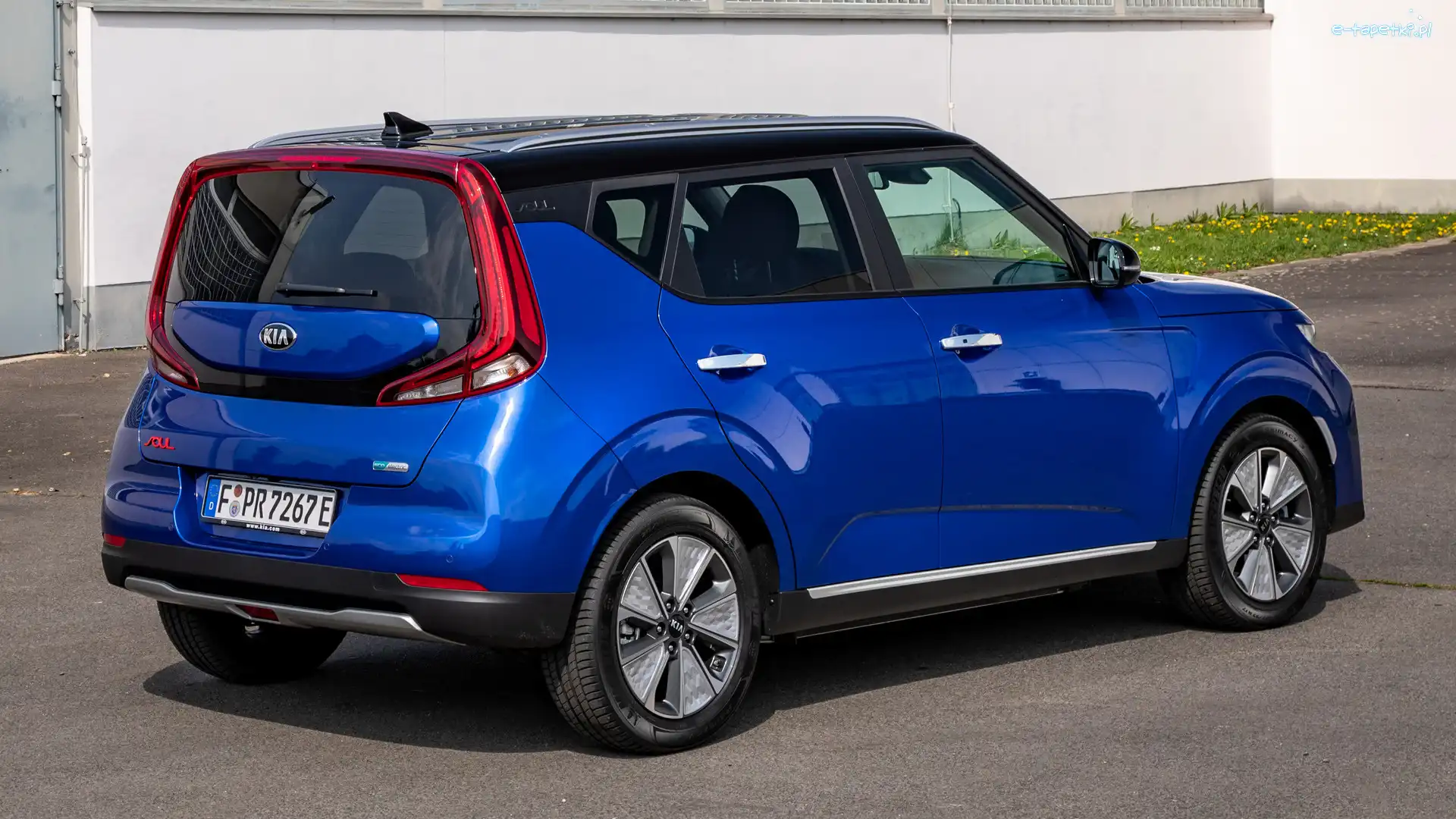 2019, Kia e-Soul, Niebieska