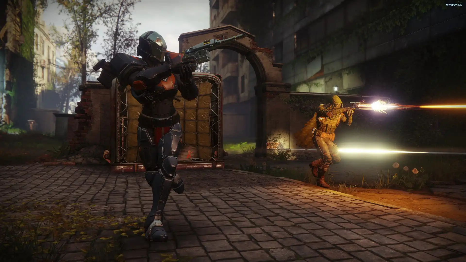 Postacie, Destiny 2, Gra, Uzbrojone
