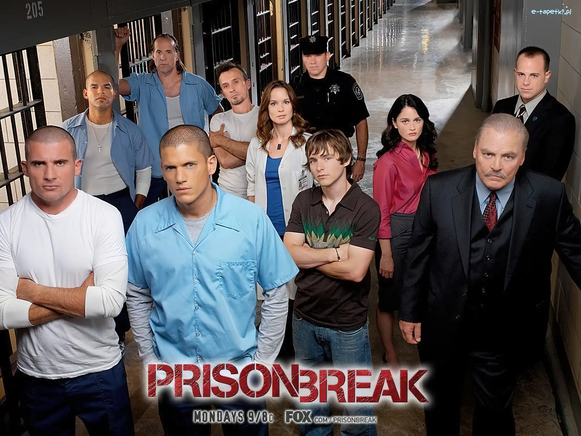 Prison Break, korytarz, Skazany na śmierć, postacie, cele
