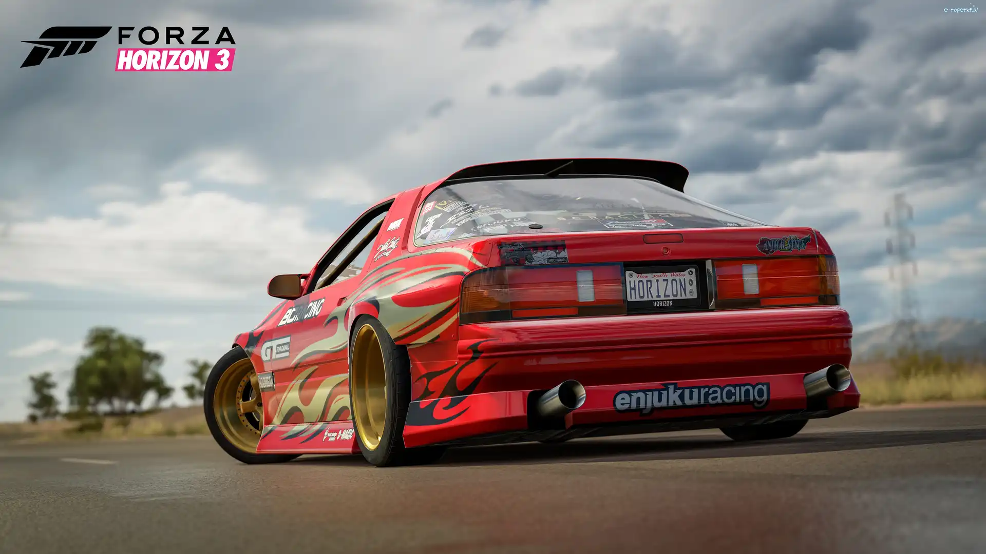 Forza Horizon 3, Czerwony, Samochód, Gra