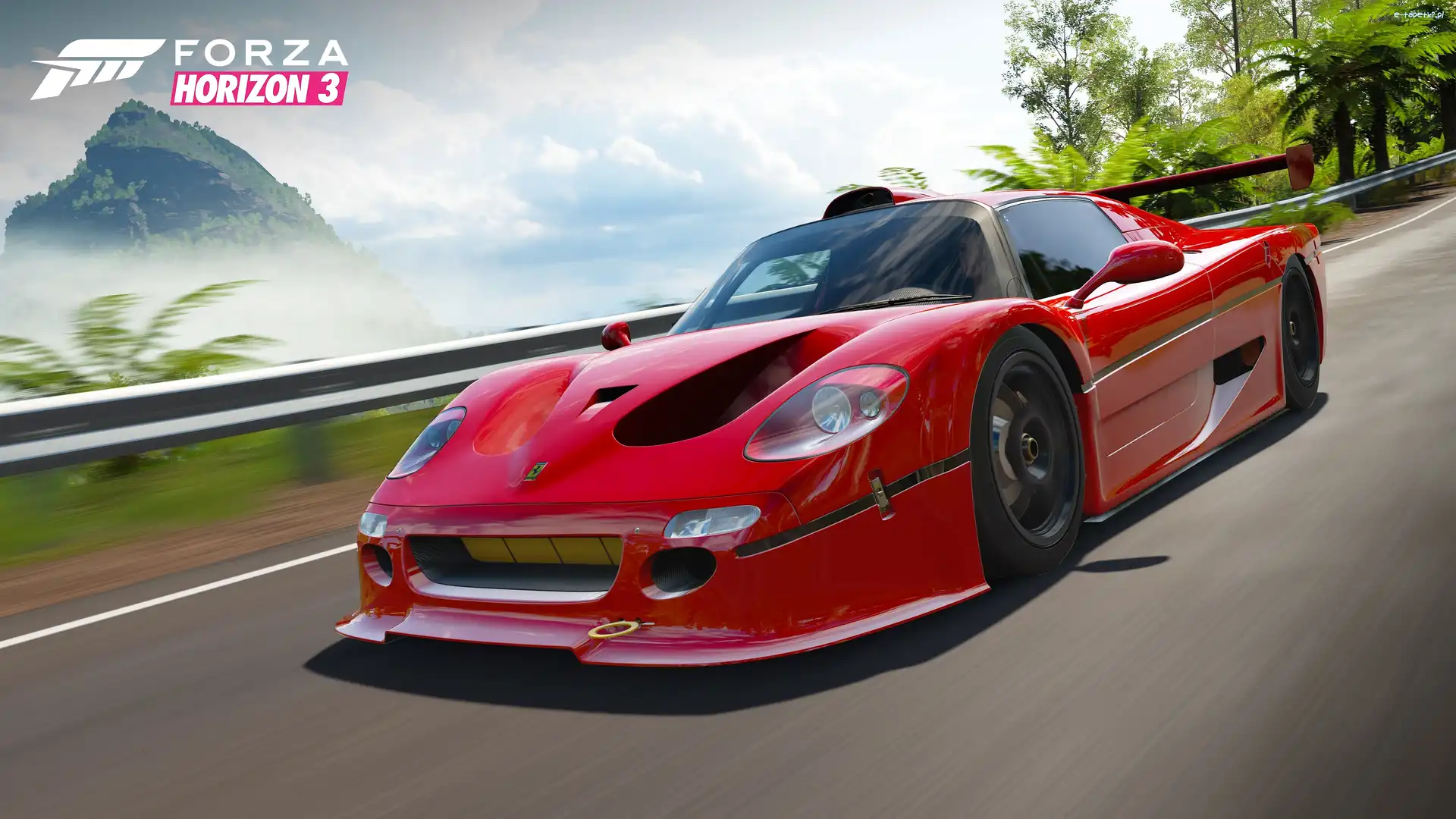 Ferrari F50 GT, Forza Horizon 3, Gra, Czerwone