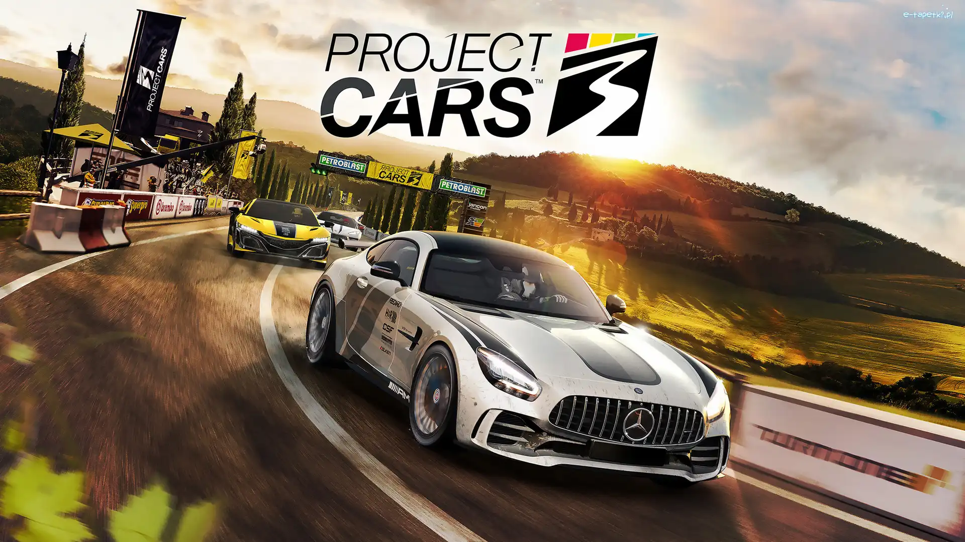 Wyścig, Samochody, Sportowe, Project CARS 3, Gra, Tor, Mercedes-AMG GT R