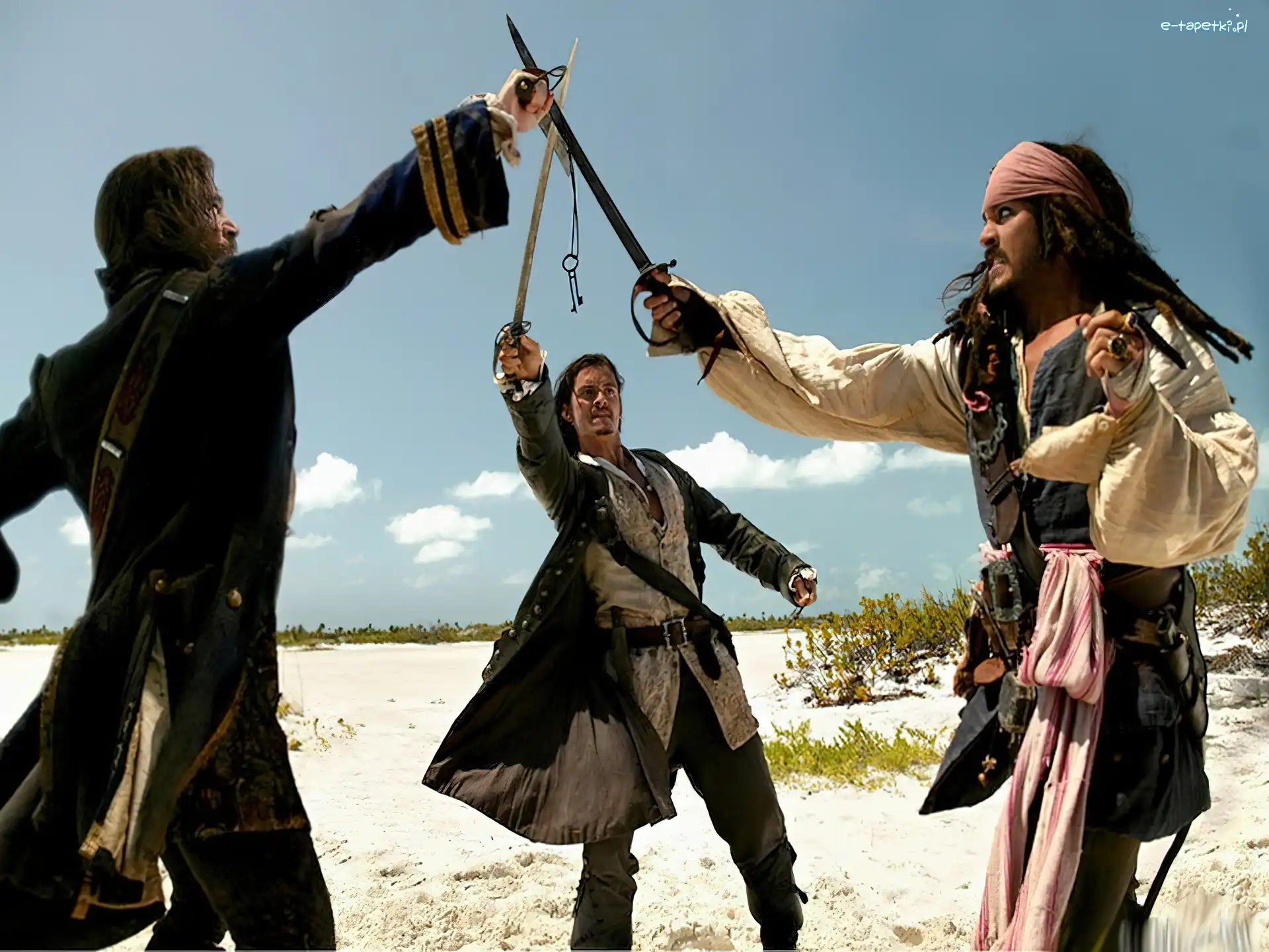 piraci_z_karaibow_2, Johnny Depp, Orlando Bloom, piraci, szabla