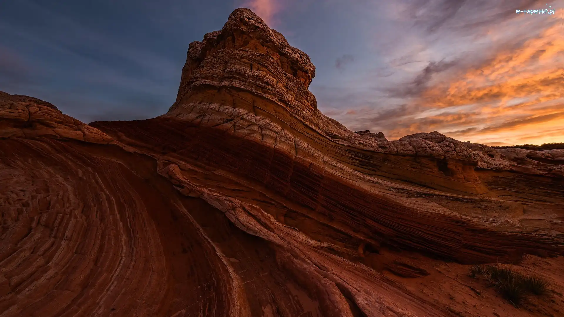 Skały, Vermilion Cliffs, White Pocket, Stany Zjednoczone, Arizona