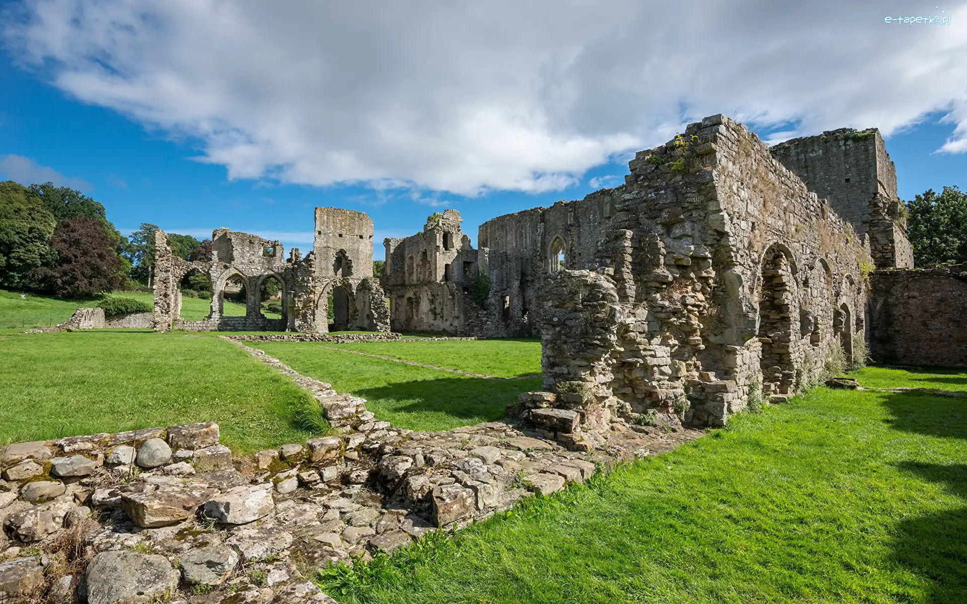 Anglia, Ruiny, Richmondshire, Easby Abbey, Opactwo
