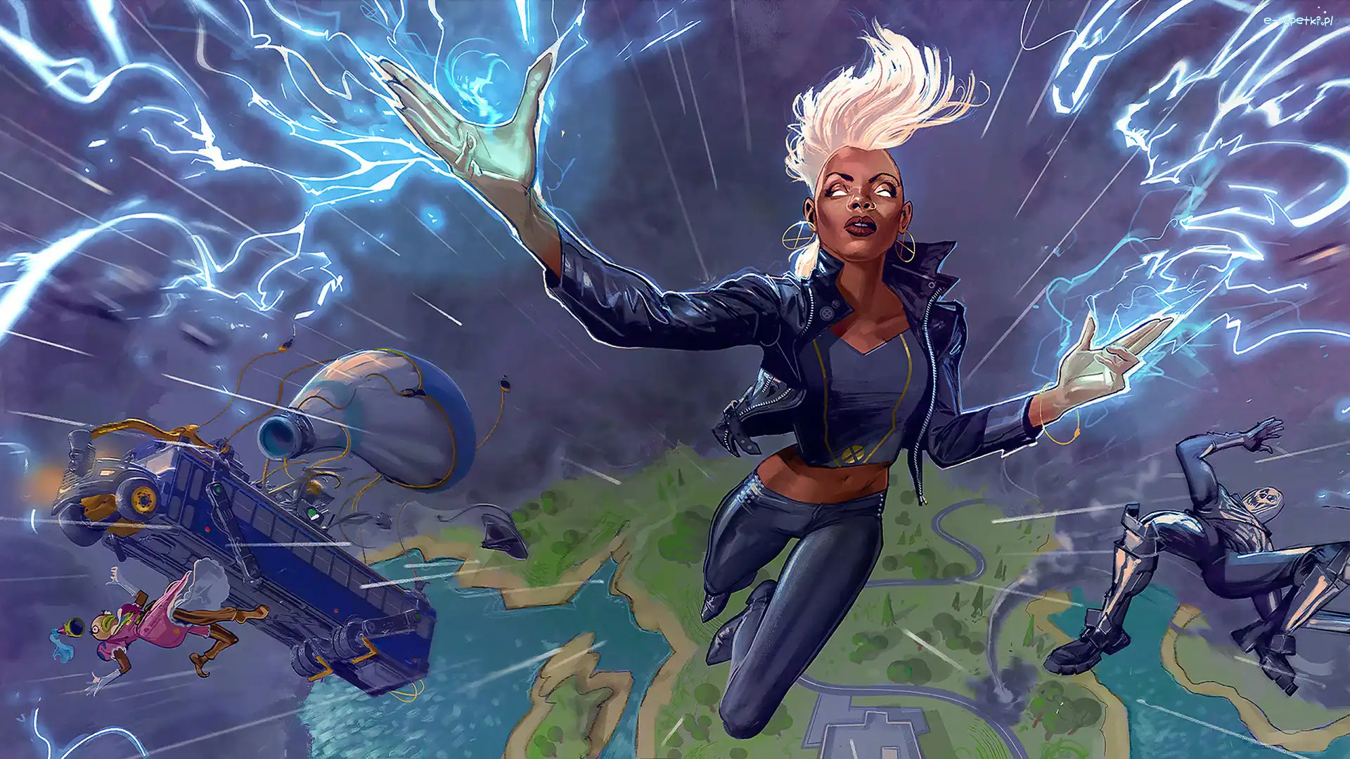 Burza, Postać, Storm, Błyskawice, Fortnite Chapter 2, Gra