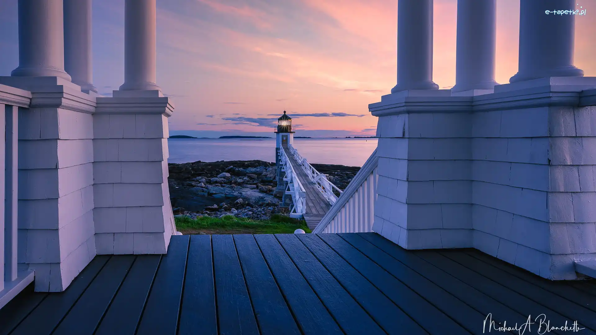 Stan Maine, Most, Morze, Stany Zjednoczone, Marshall Point Light, Latarnia morska