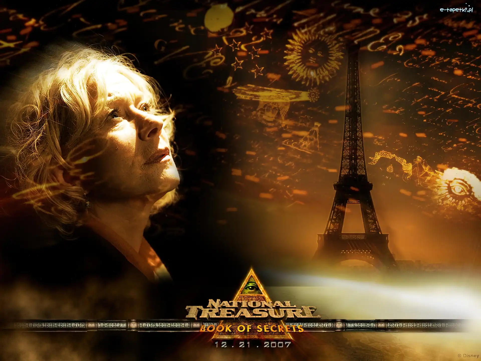 Wieża Eiffla, Helen Mirren, National Treasure 2 - The Book Of Secrets