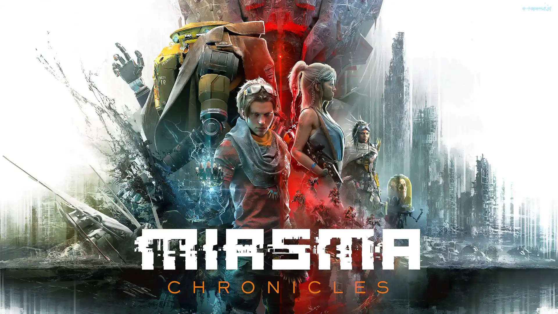 Gra, Bohaterowie, Miasma Chronicles, Plakat, Ruiny