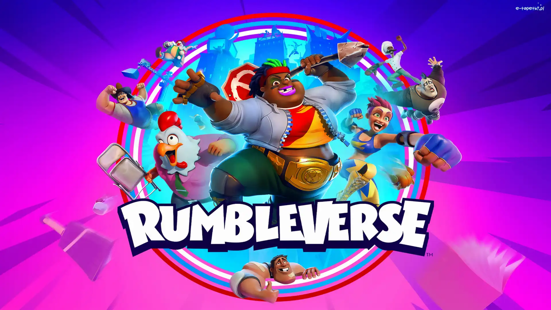 Rumbleverse, Bohaterowie, Postacie, Gra