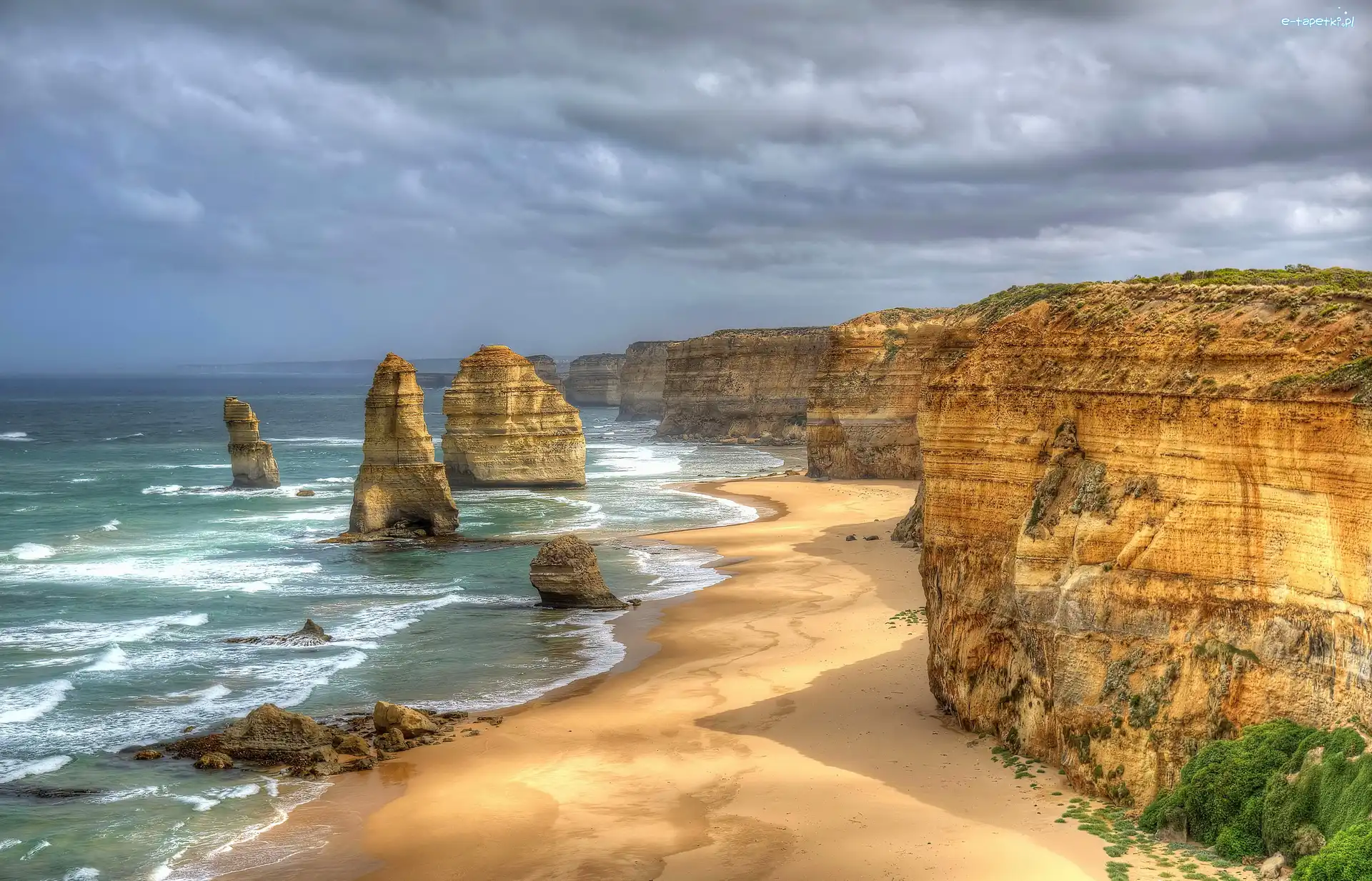 Australia, Klify, Morze, Park Narodowy Port Campbell, Skały