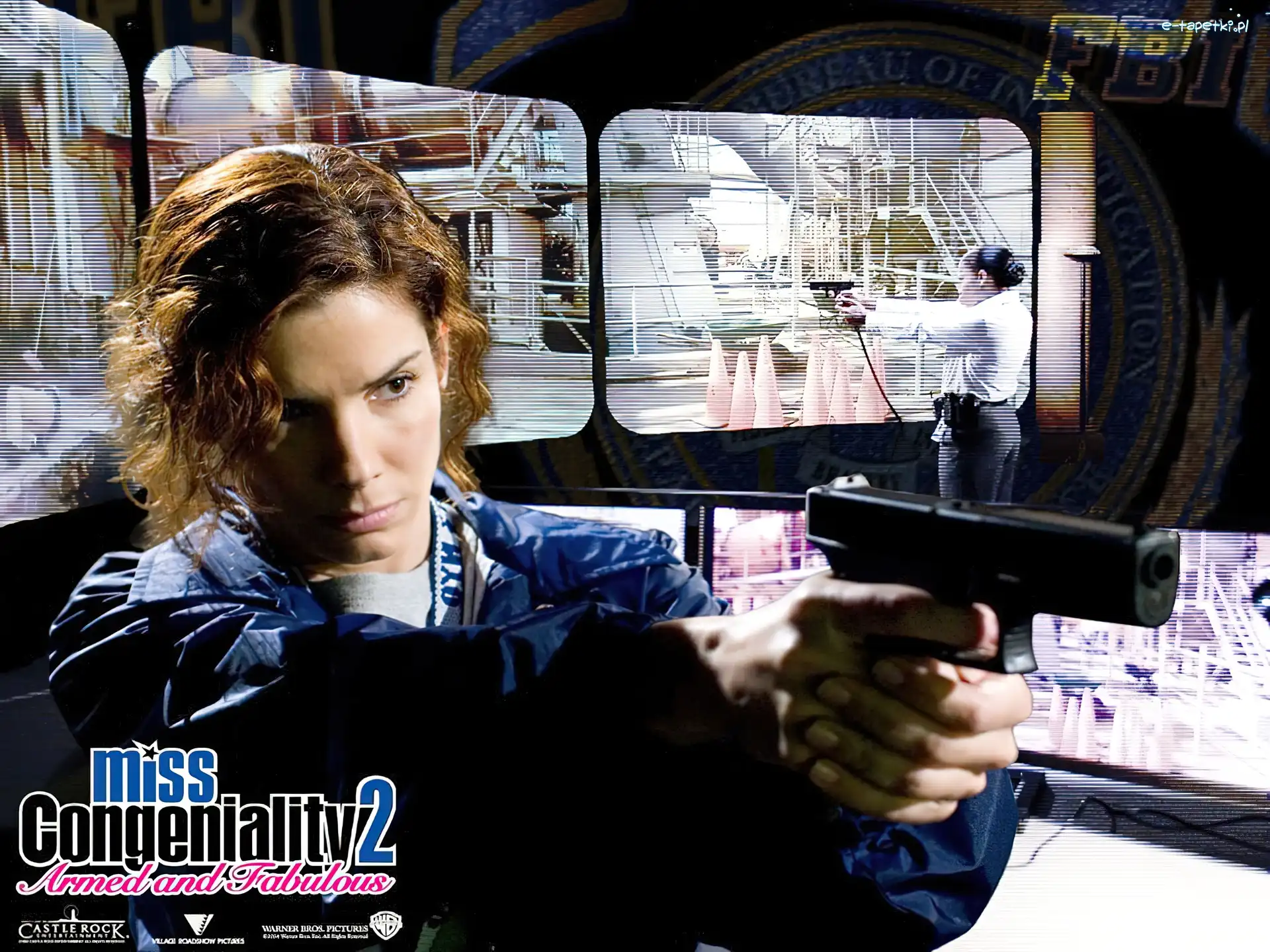 pistolet, Sandra Bullock, agentka, Miss Congeniality 2