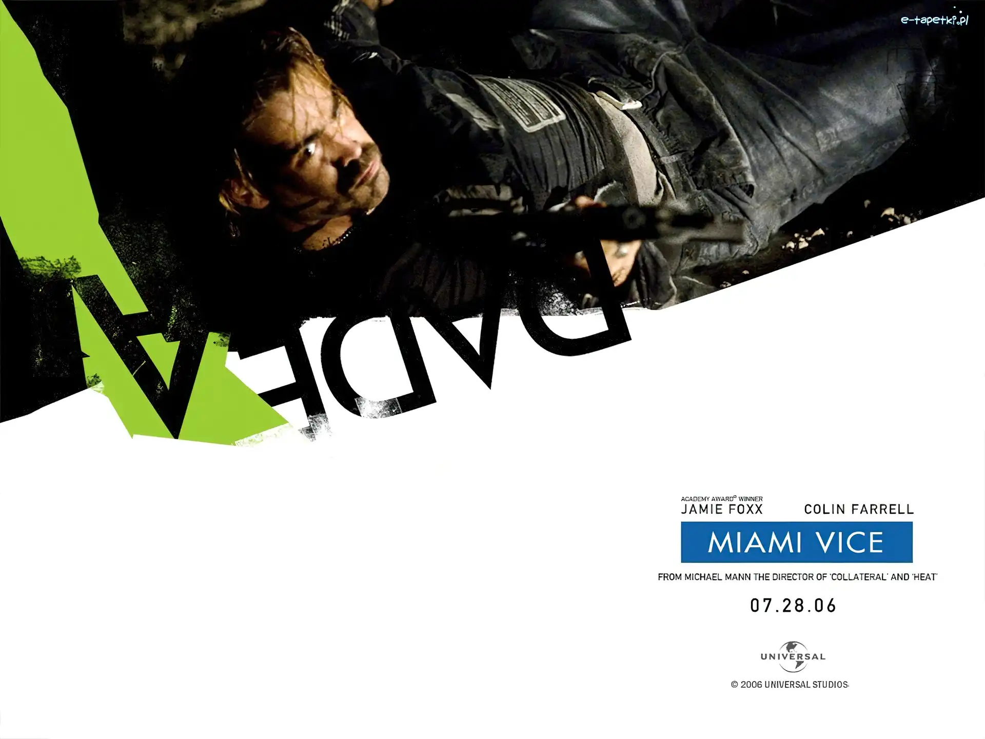 strzela, Colin Farrell, Miami Vice