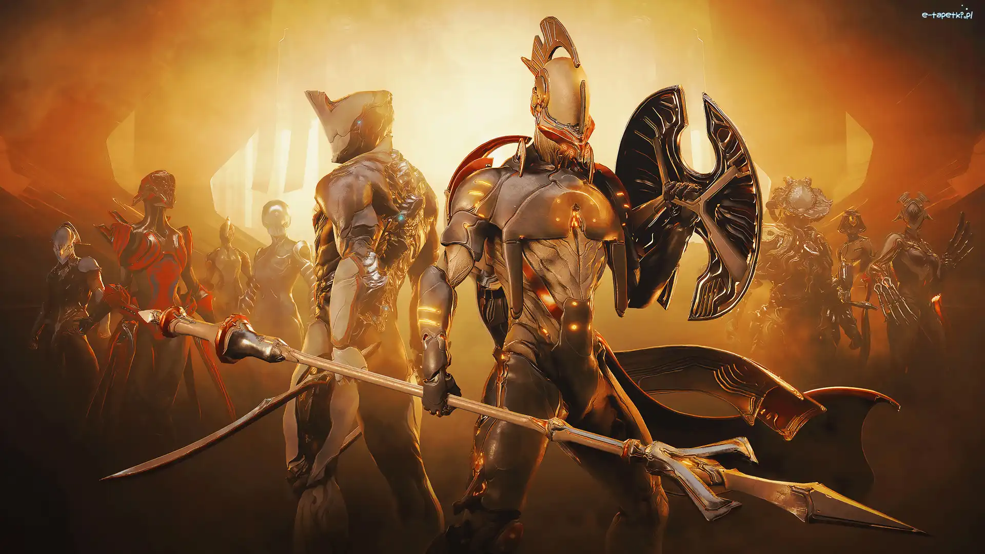 Włócznia, Postać, Styanax, Tarcza, Warframe, Gra