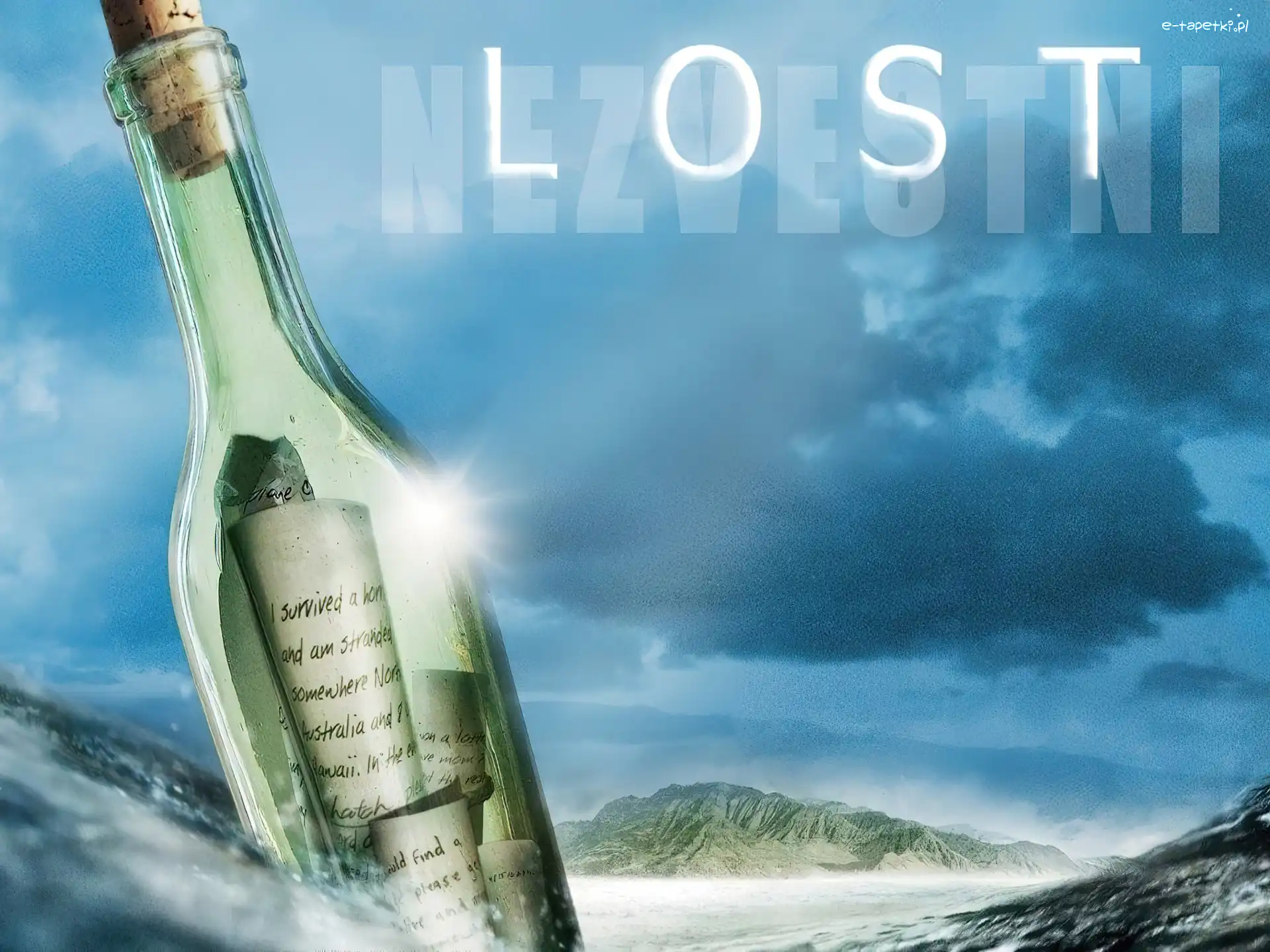 Serial, Lost, Zagubieni, listy, butelka