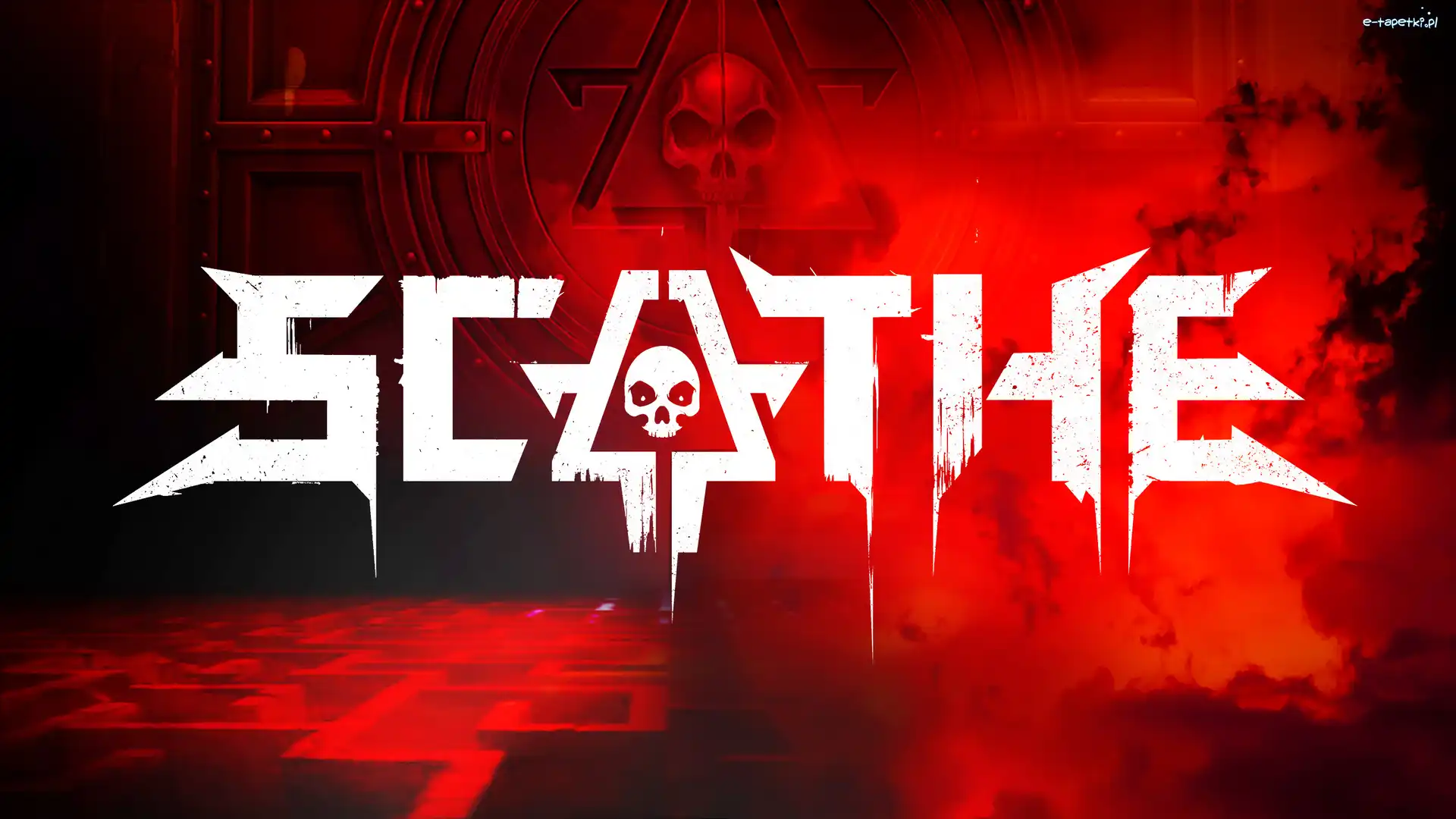 Scathe, Plakat, Czaszka, Gra