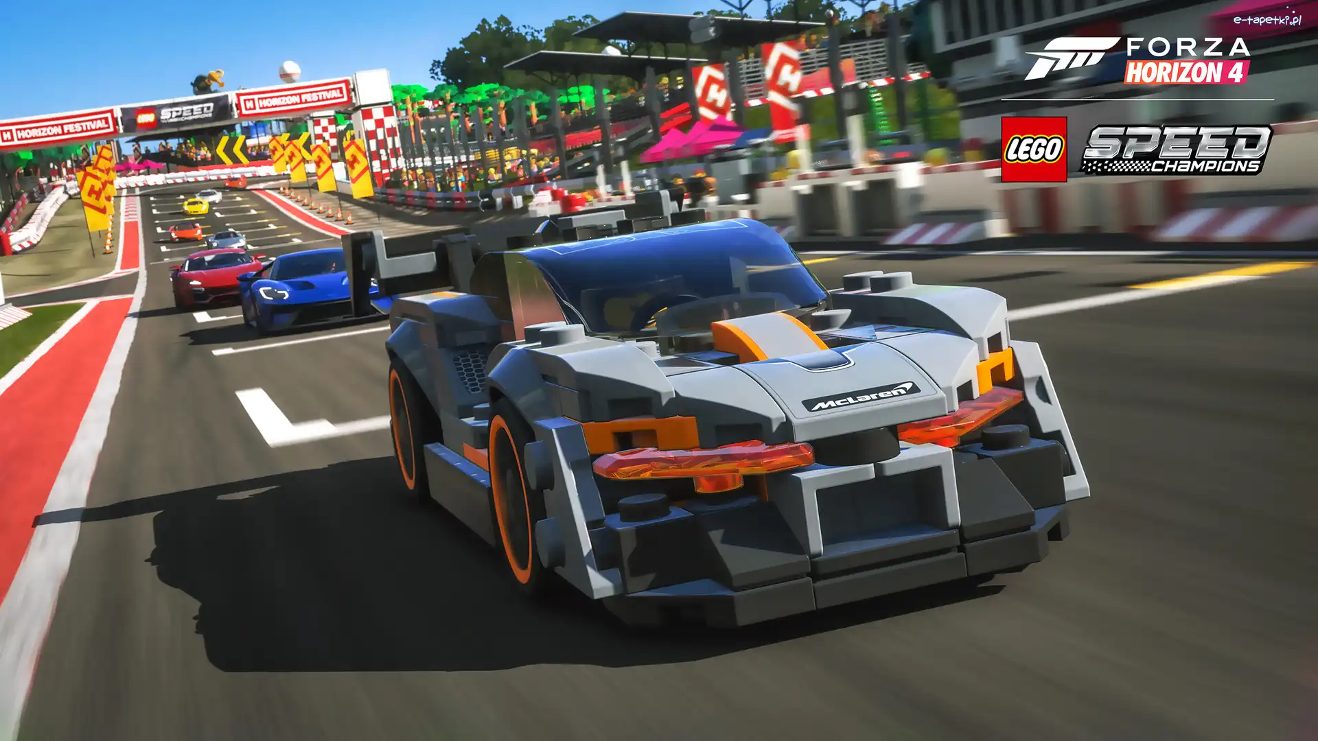 Tor, Samochody, Wyścigowe, Wyścig, LEGO Speed Champions, Forza Horizon 4