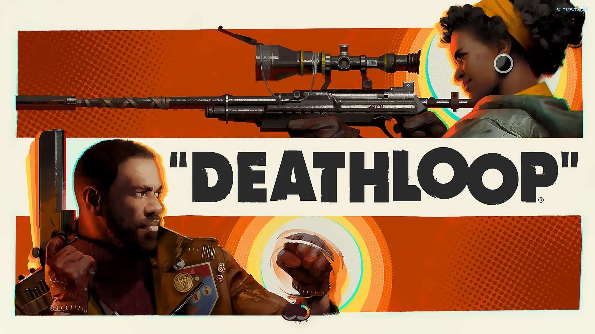 Julianna Blake, Postacie, Plakat, Snajperka, Colt Vahna, Pistolet, Karabin, Deathloop