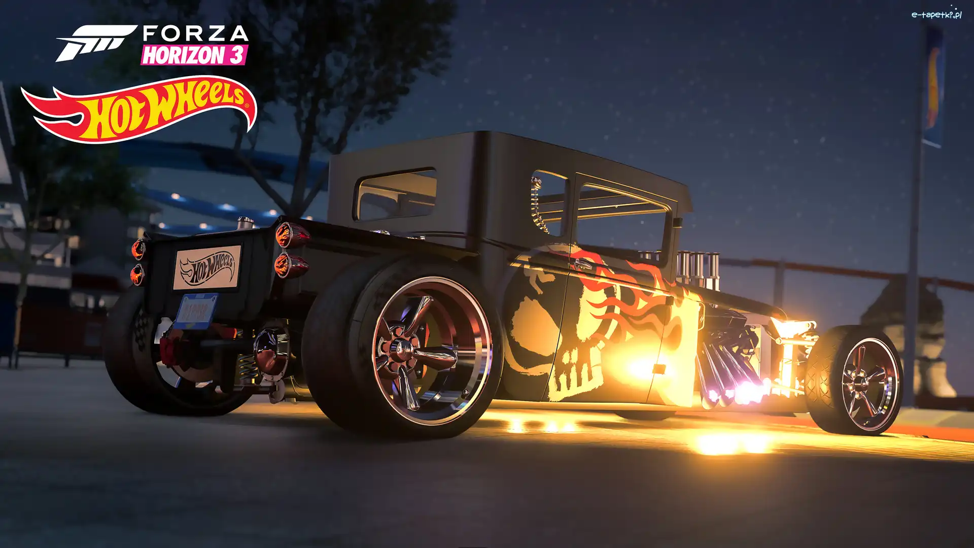 Tuning, Hot Wheels, Bolid, Forza Horizon 3, Gra, Czarny, Wechikuł