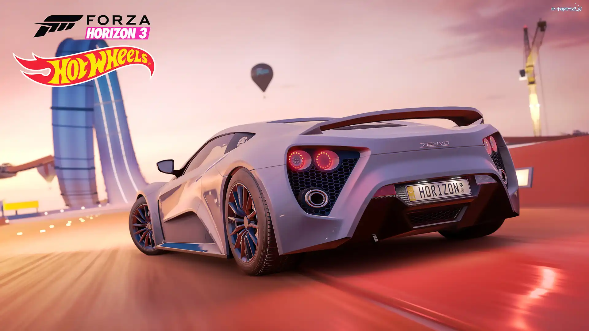 Tył, Hot Wheels, Zenvo, Plakat, Forza Horizon 3, Gra
