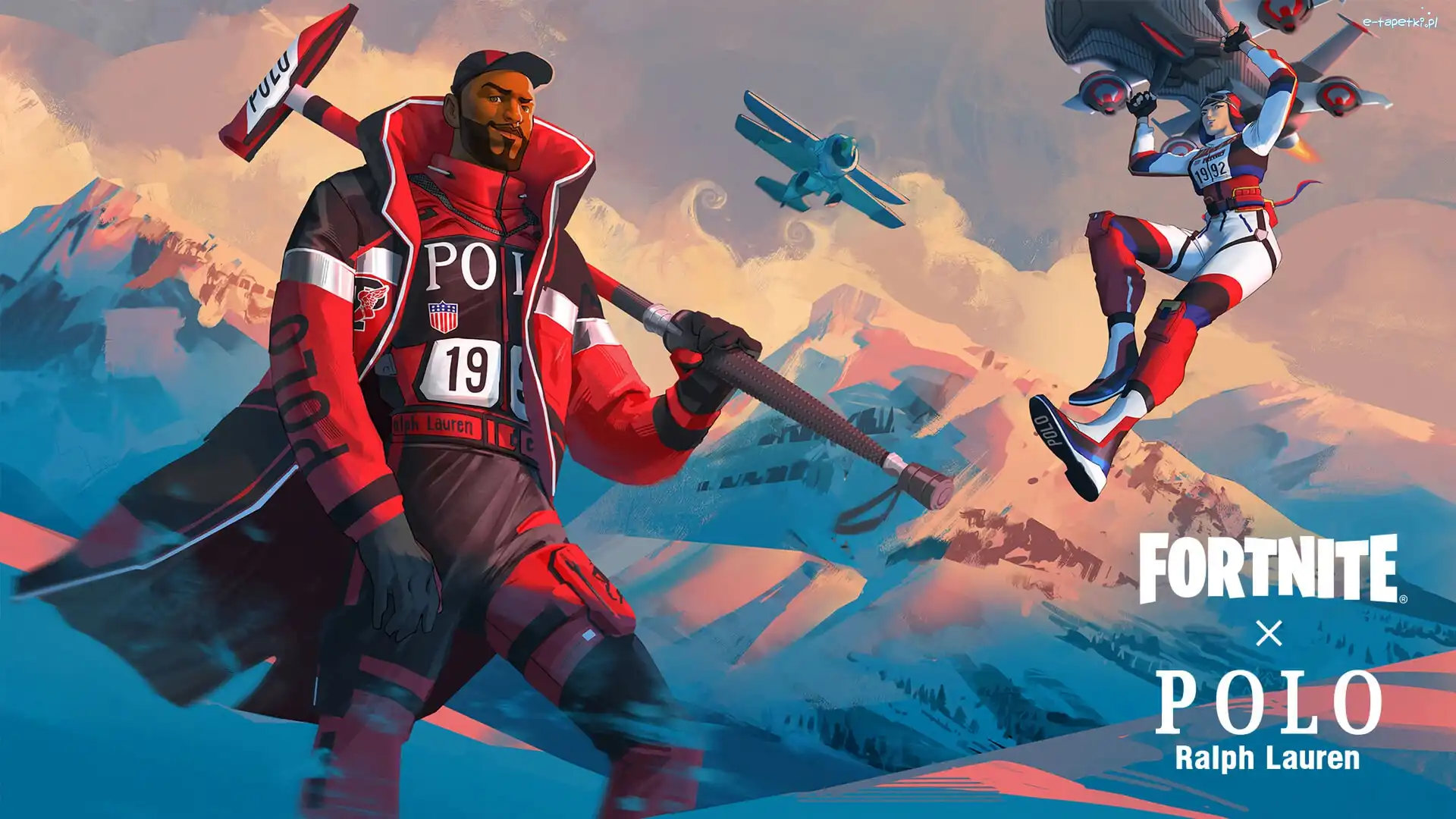 Gra, Plakat, Fortnite Polo Ralph Lauren, Postacie