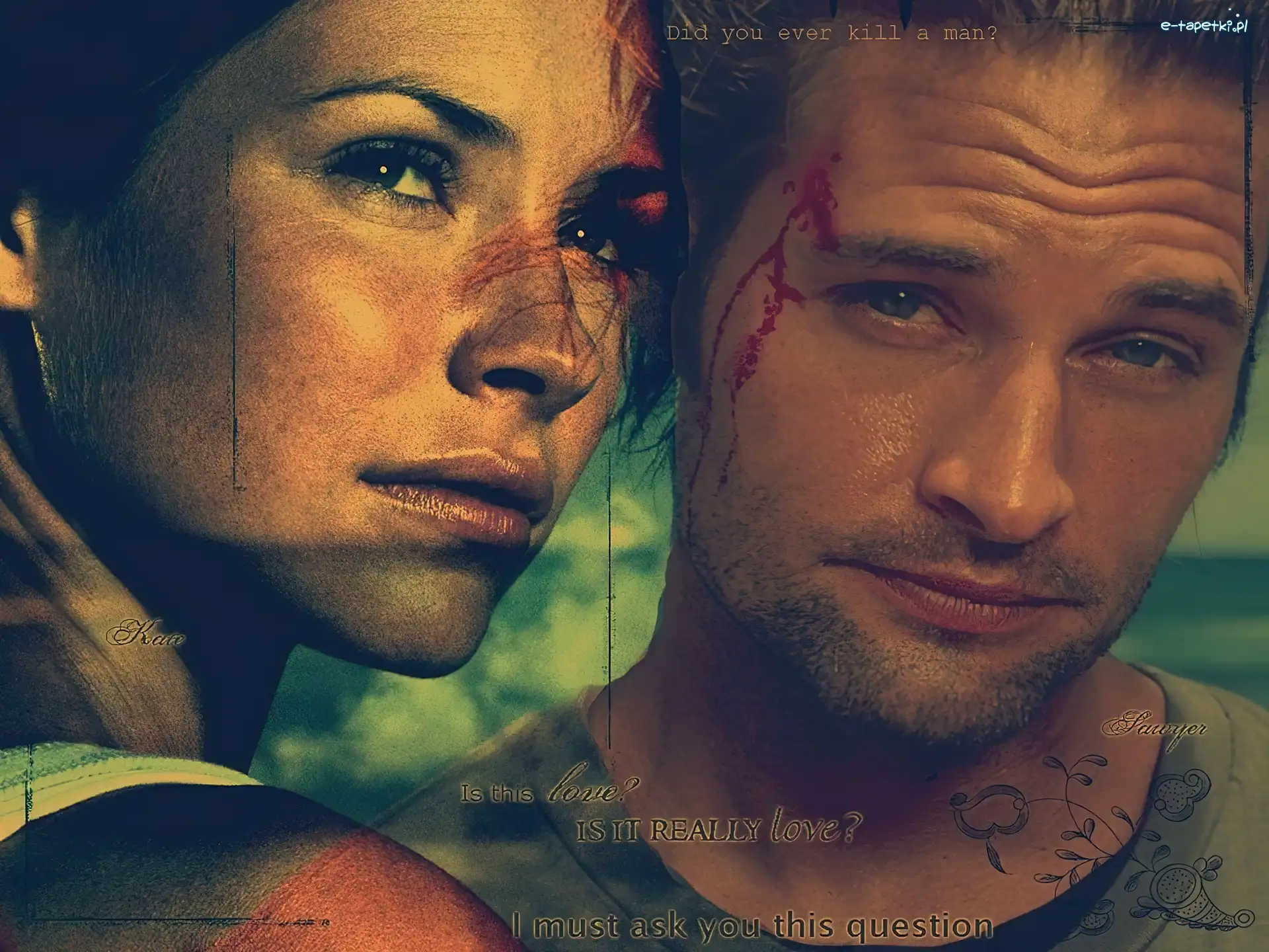 Serial, Zagubieni, Lost, Evangeline Lilly, Josh Holloway