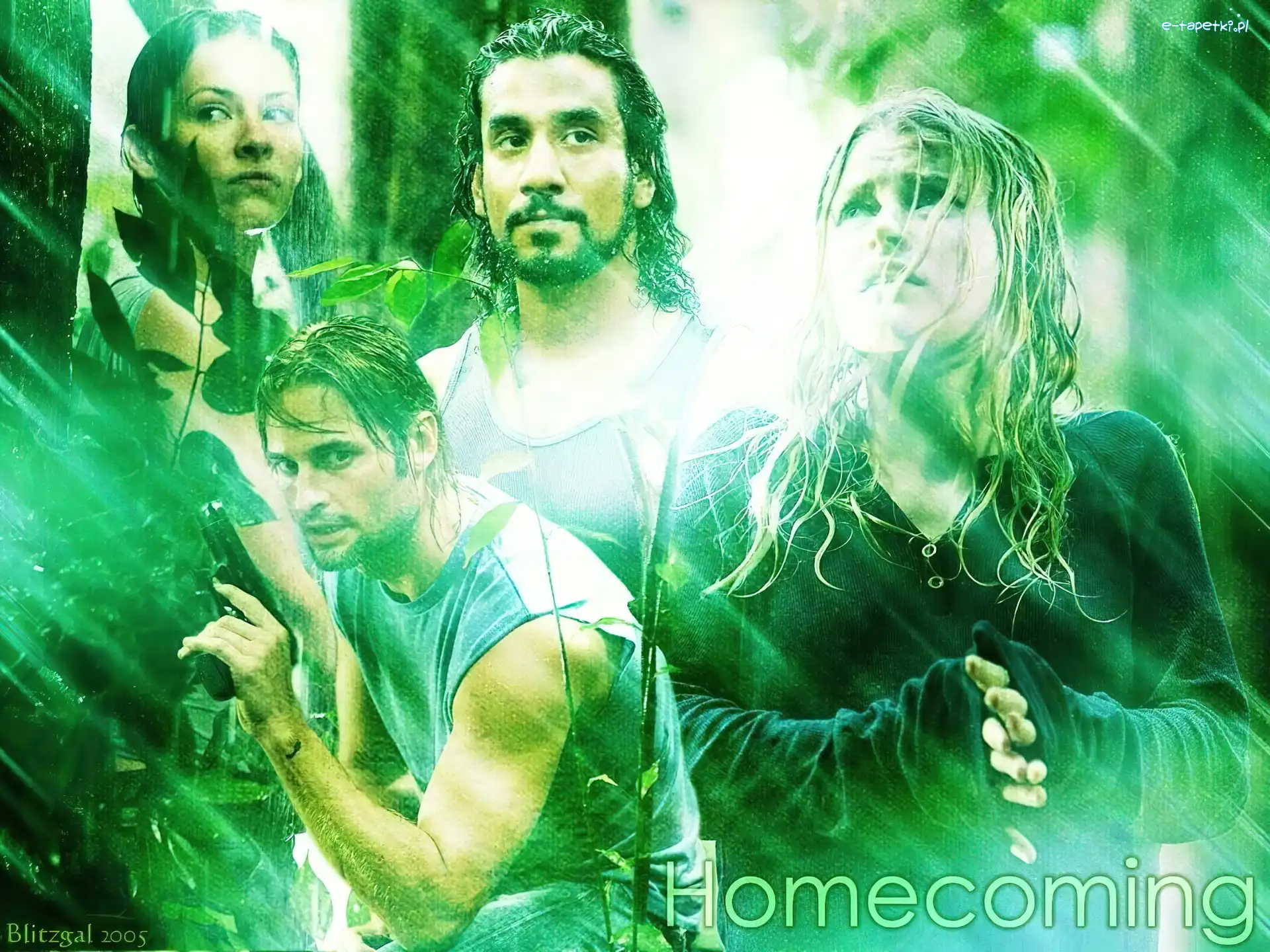 Emilie Ravin, Zagubieni, Naveen Andrews, Lost, Serial, Josh Holloway, Evangeline Lilly