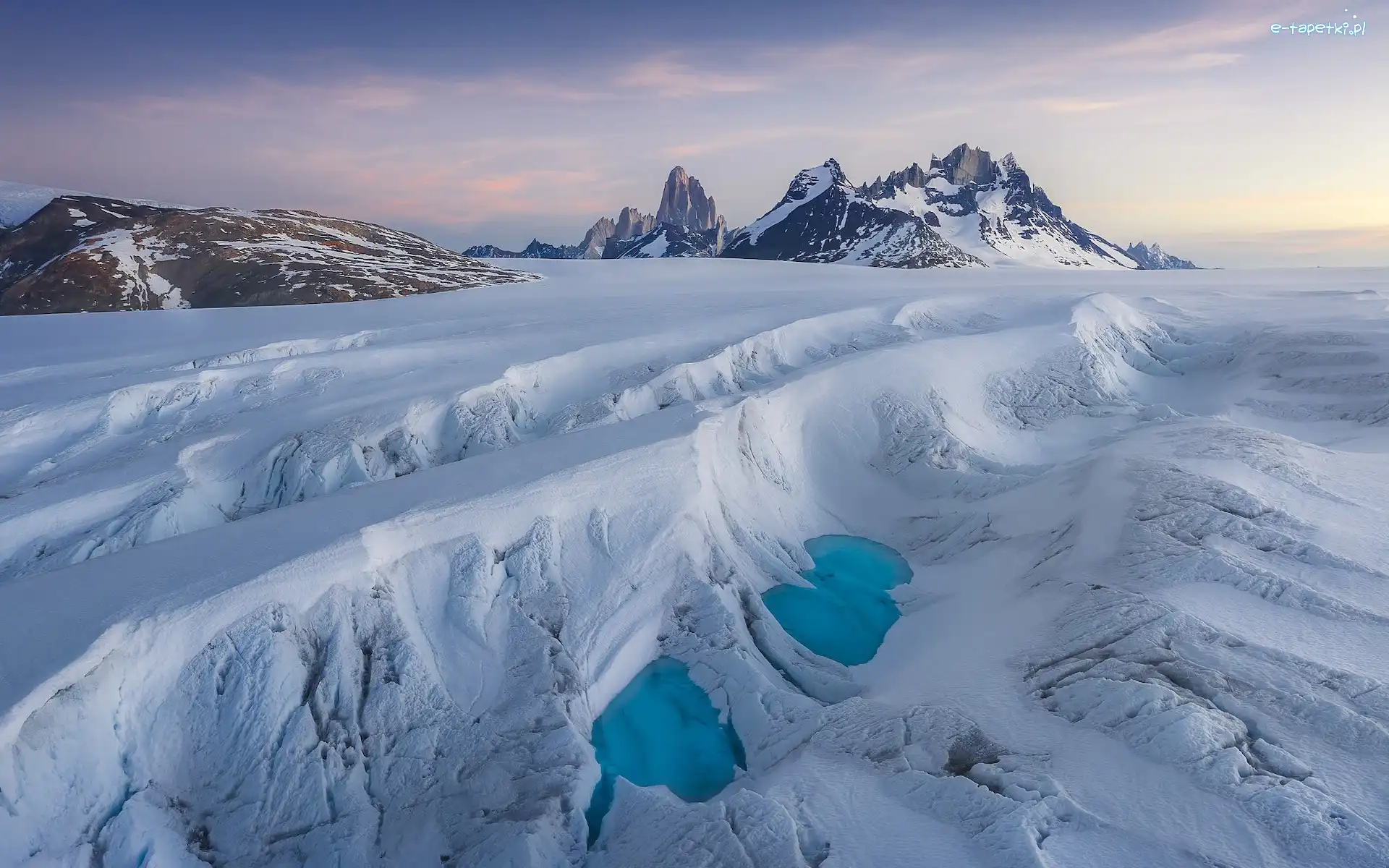 Chile, Zima, Patagonia, El Chalten, Góry