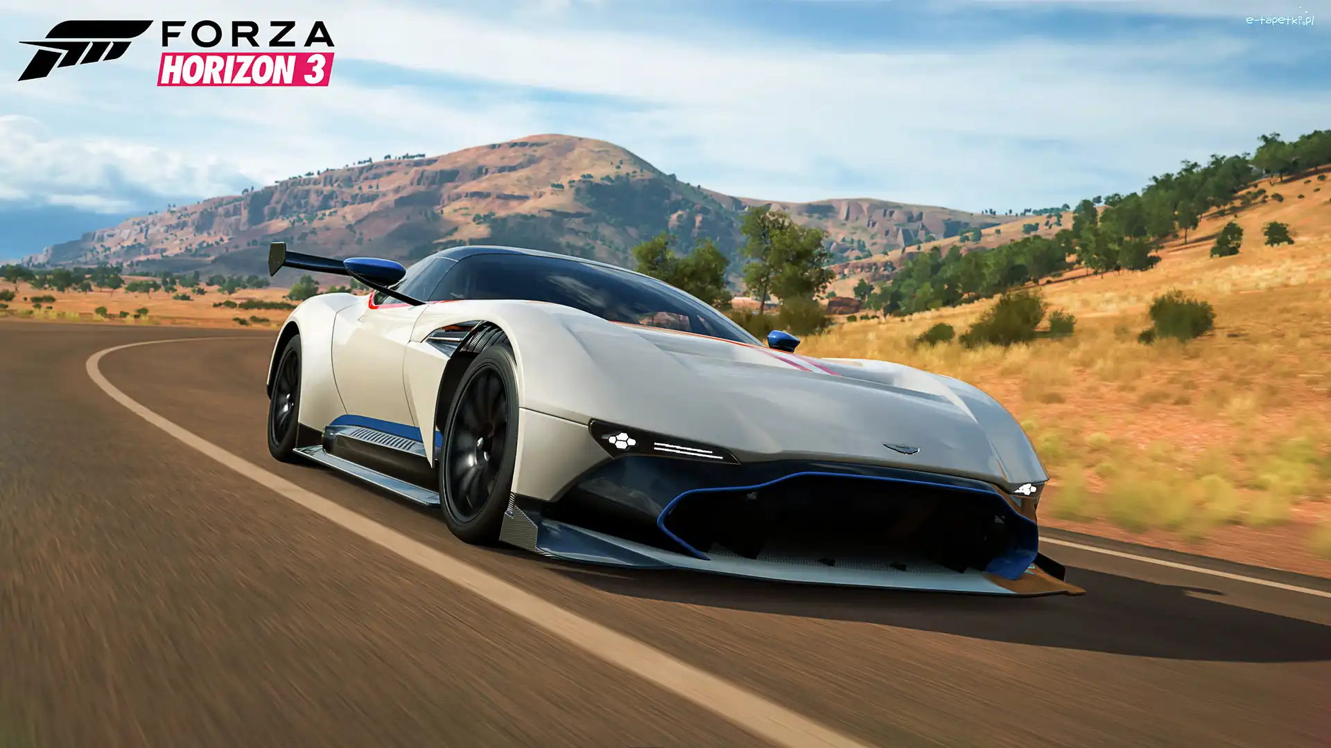 Forza Horizon 3, Aston Martin Vantage GT, Biały, Gra