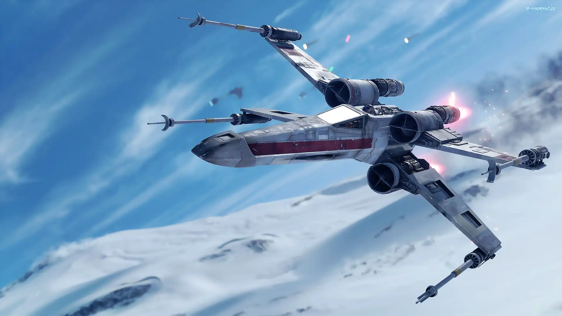 Gra, X-wing Starfighter, Star Wars Battlefront, Myśliwiec, Samolot