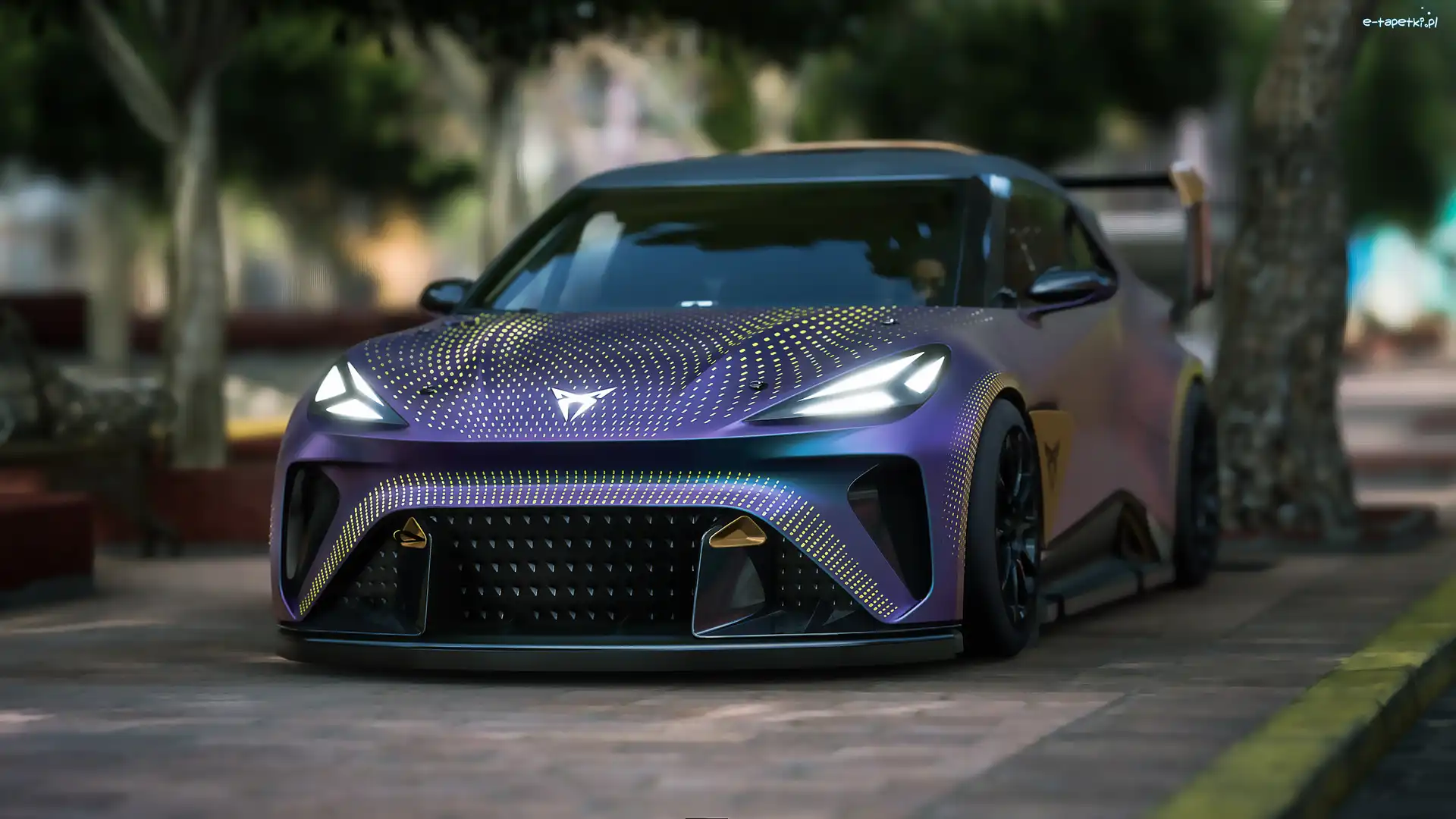 Gra, Cupra UrbanRebel Concept, Forza Horizon 5, Fioletowy, Przód