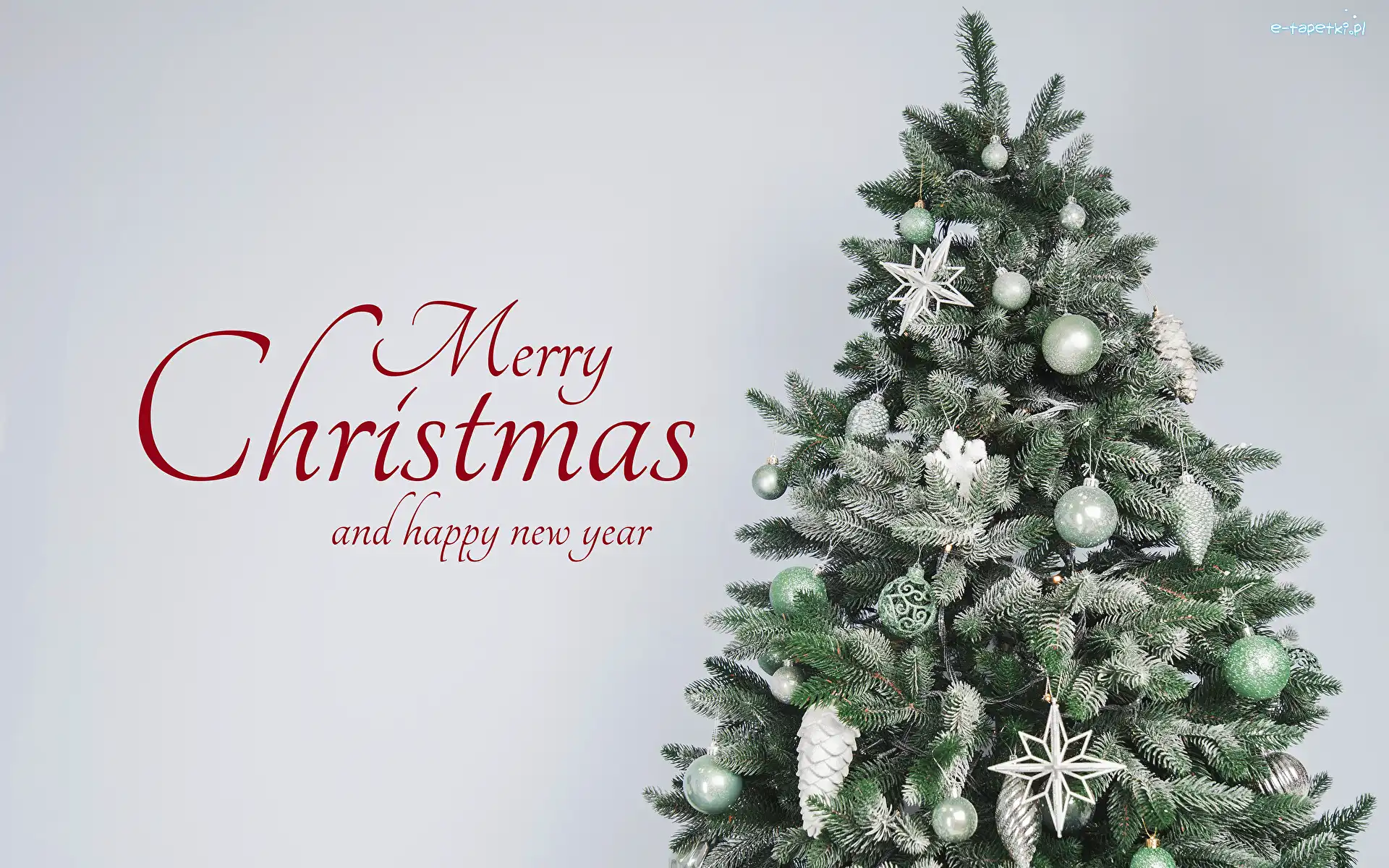 Merry Christmas, Choinka, Życzenia, Happy New Year, Nowy Rok, Boże Narodzenie