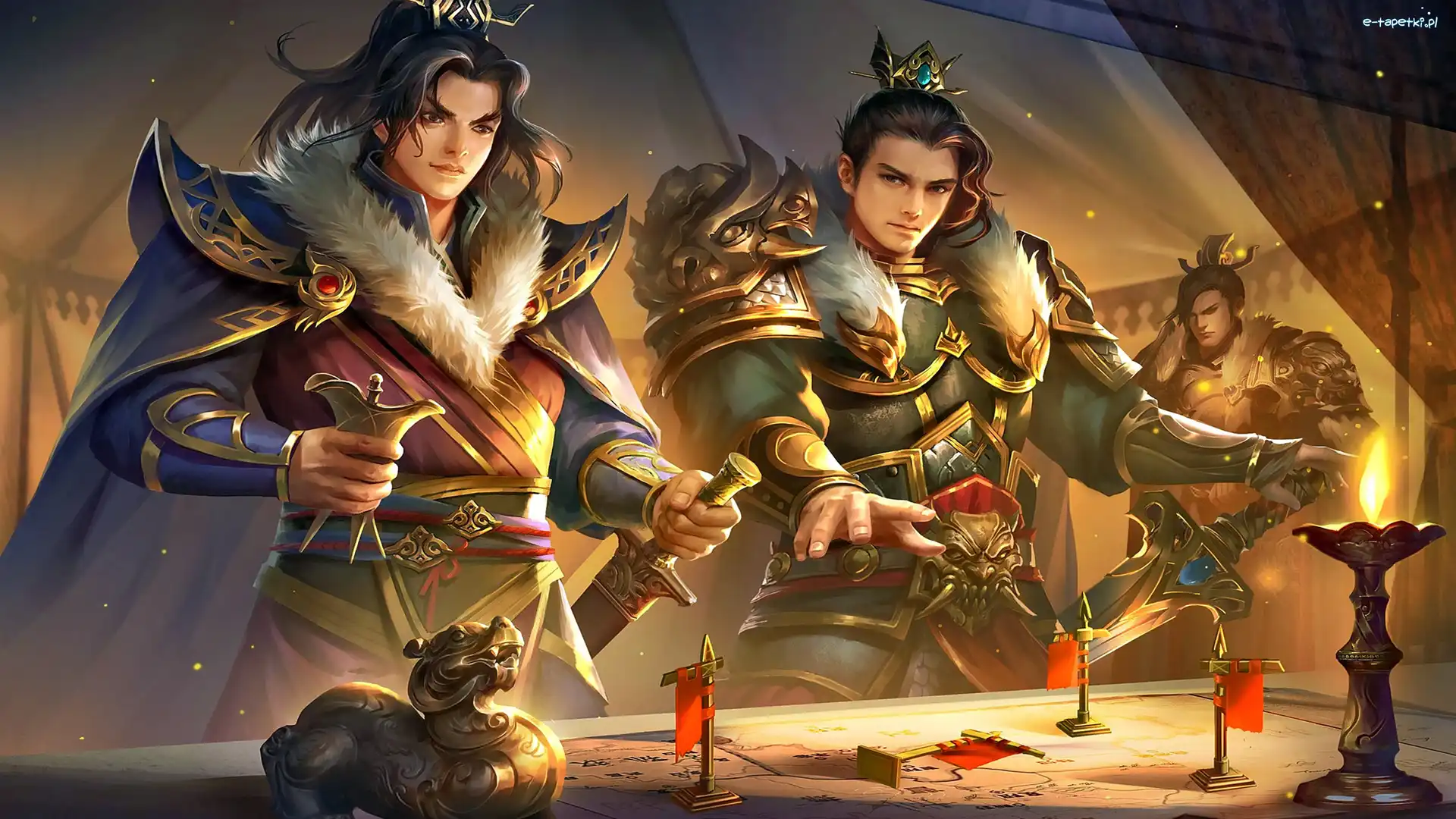 Mężczyźni, Postacie, Książęta, Mapa, Total War Three Kingdoms, Gra
