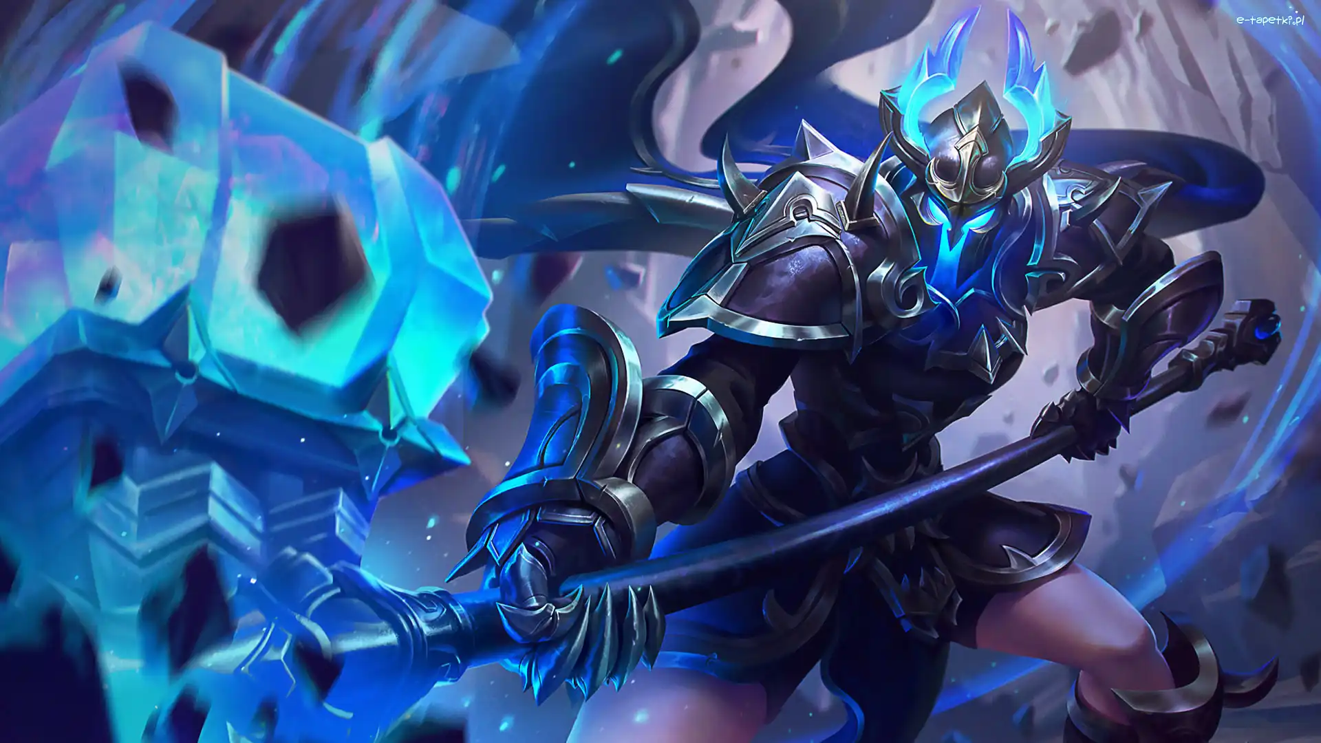 Zbroja, Hammer, Młot, Skały, Postać, Arena of Valor